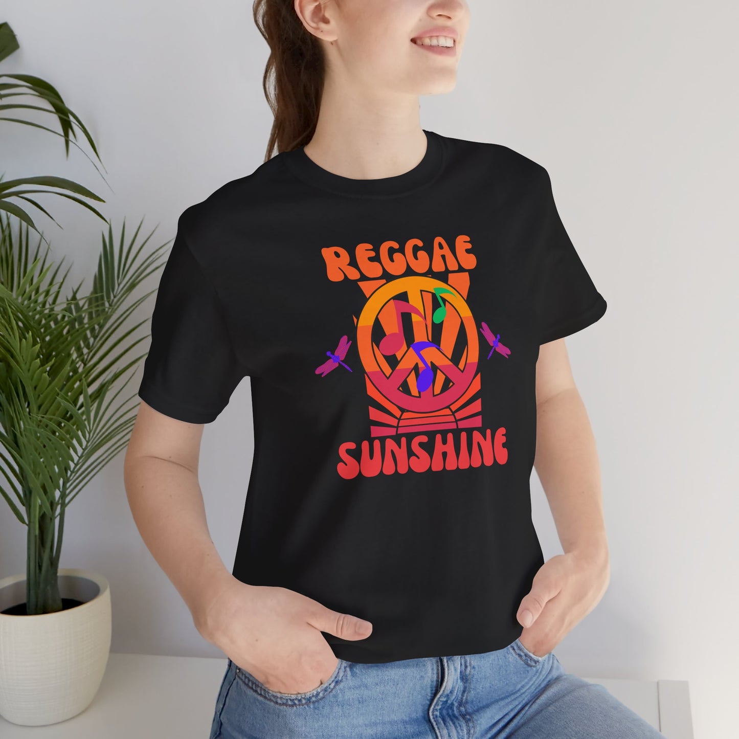 Retro Reggae Peace Vibes Tee