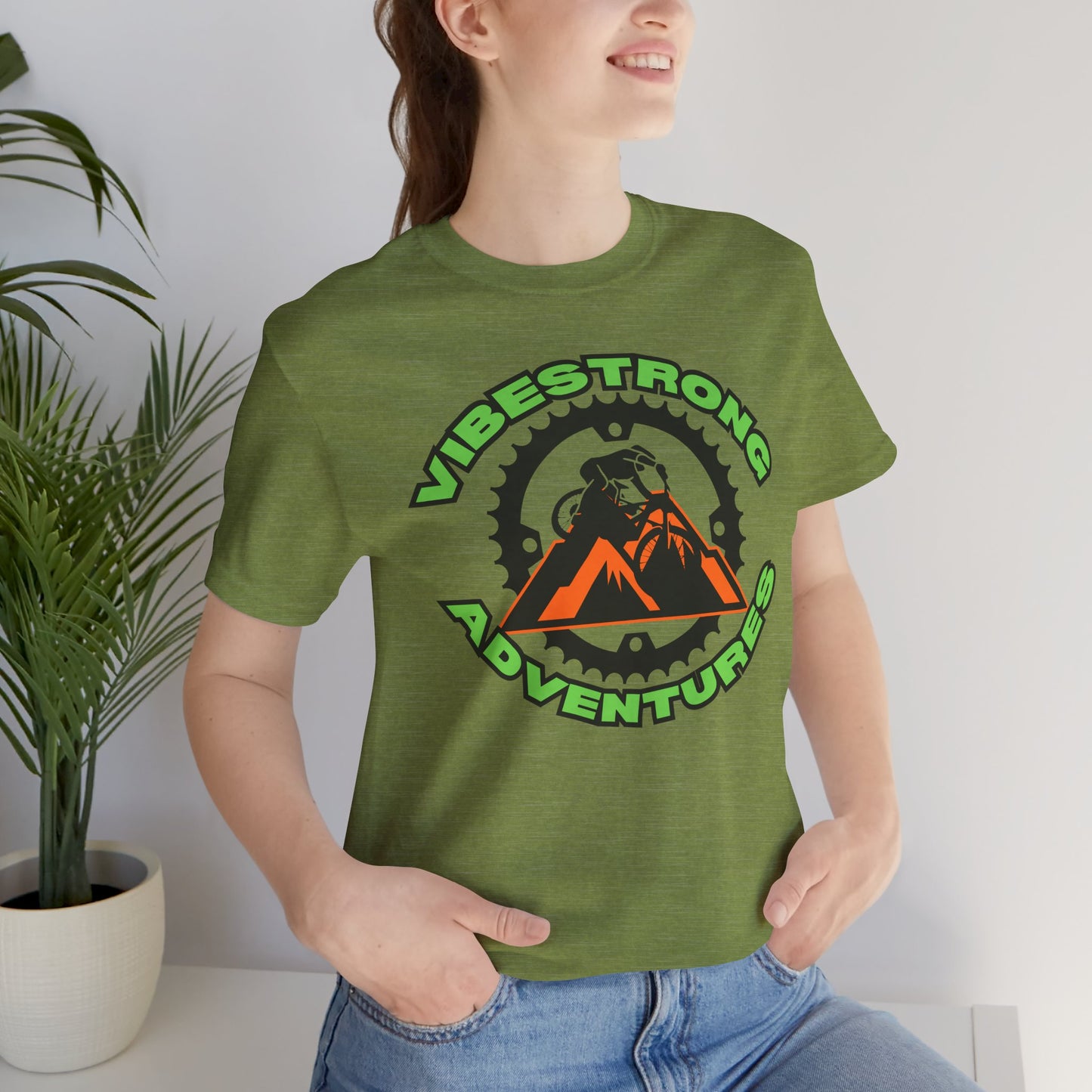VibeStrong Adventures Tee - Unisex Outdoor Shirt, Gift for Adventurers, Travel Apparel, Nature Lover Clothing, Casual Wear