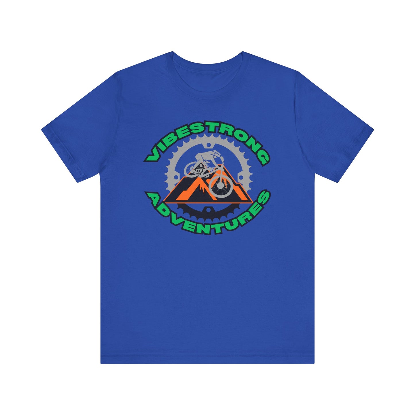 Outdoor Adventure Tee, Vibestrong Shirt, Gift for Adventurers, Biking Tee, Casual Wear, Summer Shirt