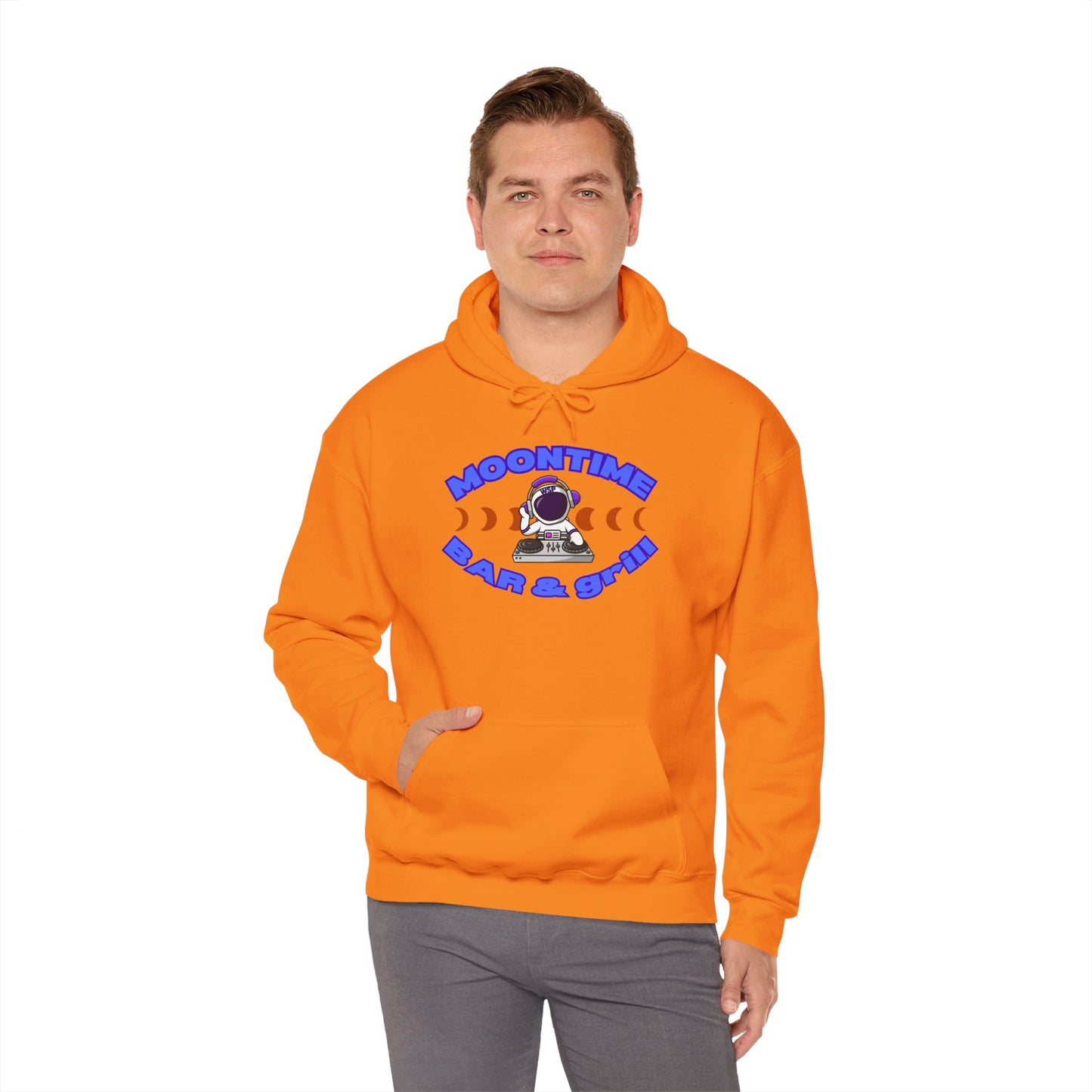 Astronaut Themed Unisex Hoodie - Moontime Bar & Grill