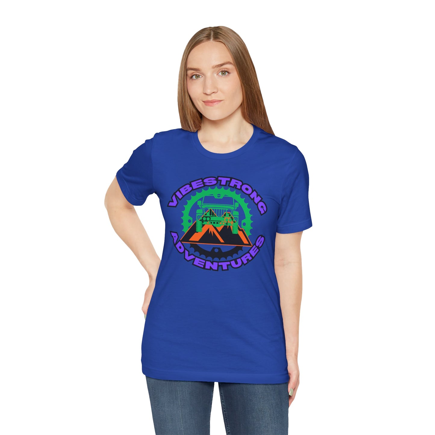 Vibrant Adventure Tee - Unisex Jersey Short Sleeve, Fun Outdoor Shirt, Travel Gift, Casual Wear, Summer Style, Adventure Lovers