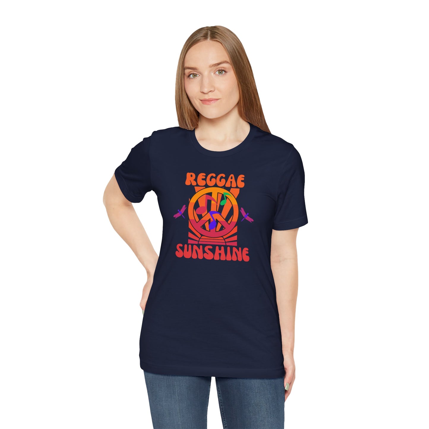 Retro Reggae Peace Vibes Tee