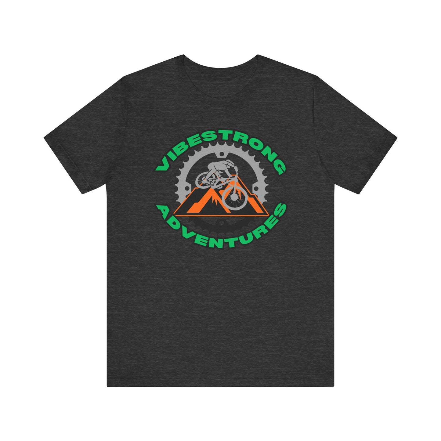 Outdoor Adventure Tee, Vibestrong Shirt, Gift for Adventurers, Biking Tee, Casual Wear, Summer Shirt