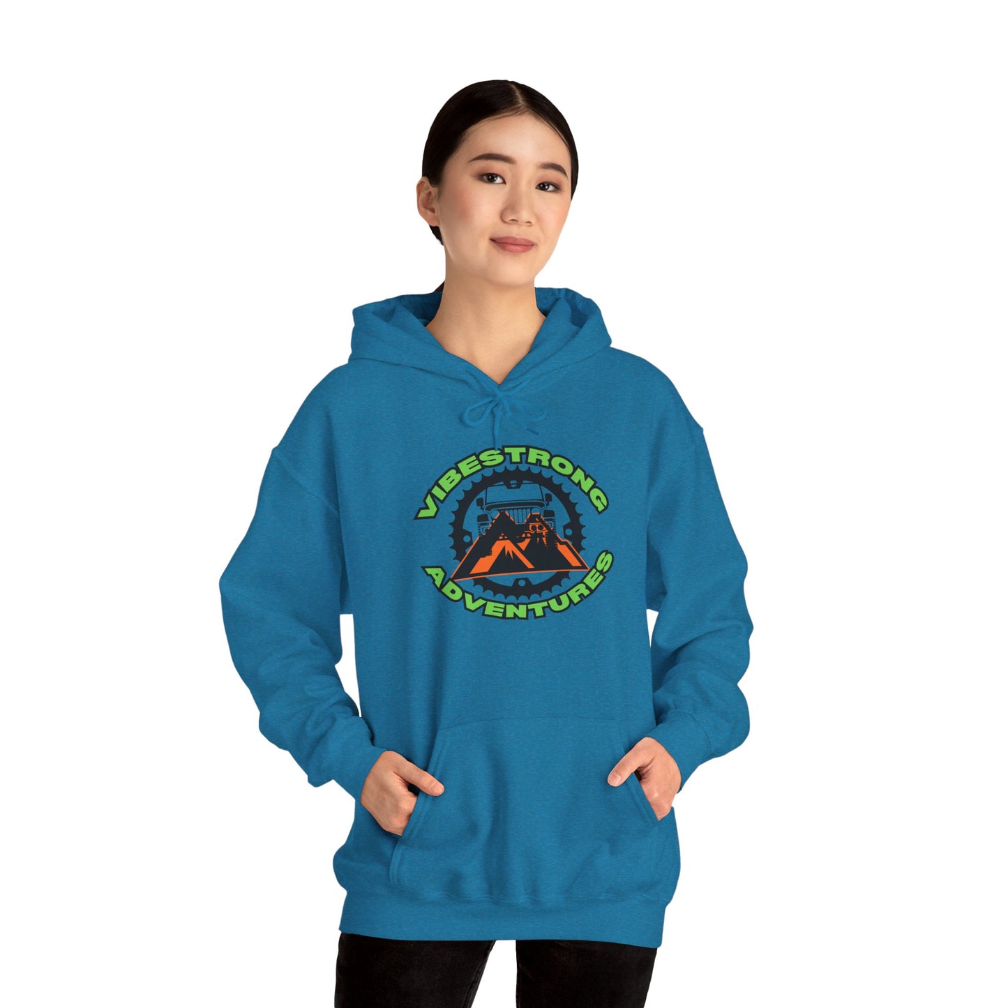 Outdoor Adventure Hooded Sweatshirt, Cozy Apparel, Gift for Adventurers, Hiking Gear, Campfire Wear, Casual Outfit