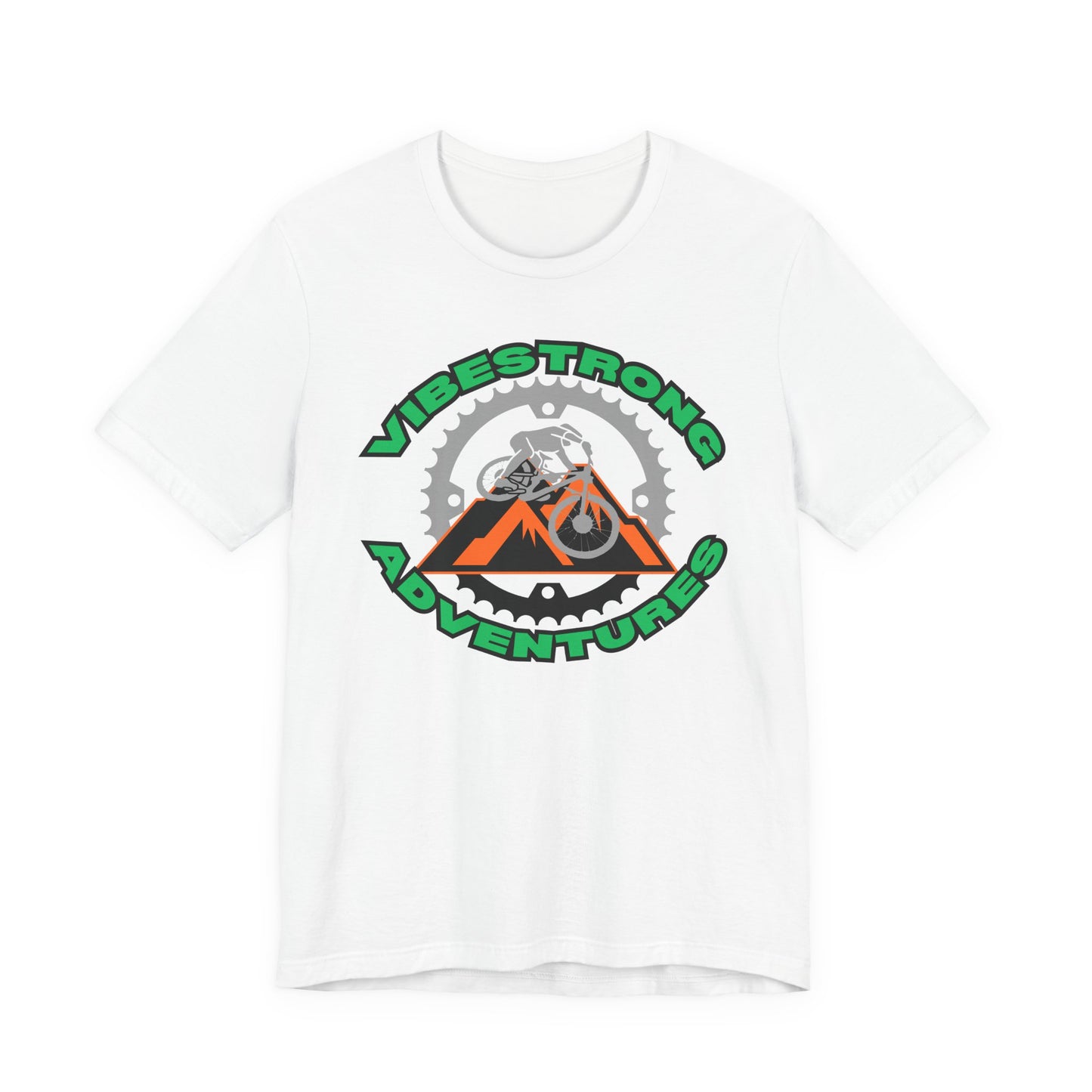 Outdoor Adventure Tee, Vibestrong Shirt, Gift for Adventurers, Biking Tee, Casual Wear, Summer Shirt