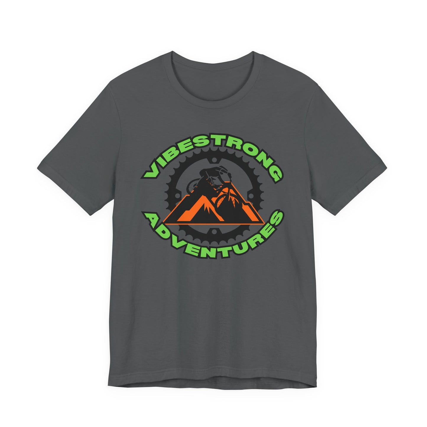 VibeStrong Adventures Tee - Unisex Outdoor Shirt, Gift for Adventurers, Travel Apparel, Nature Lover Clothing, Casual Wear