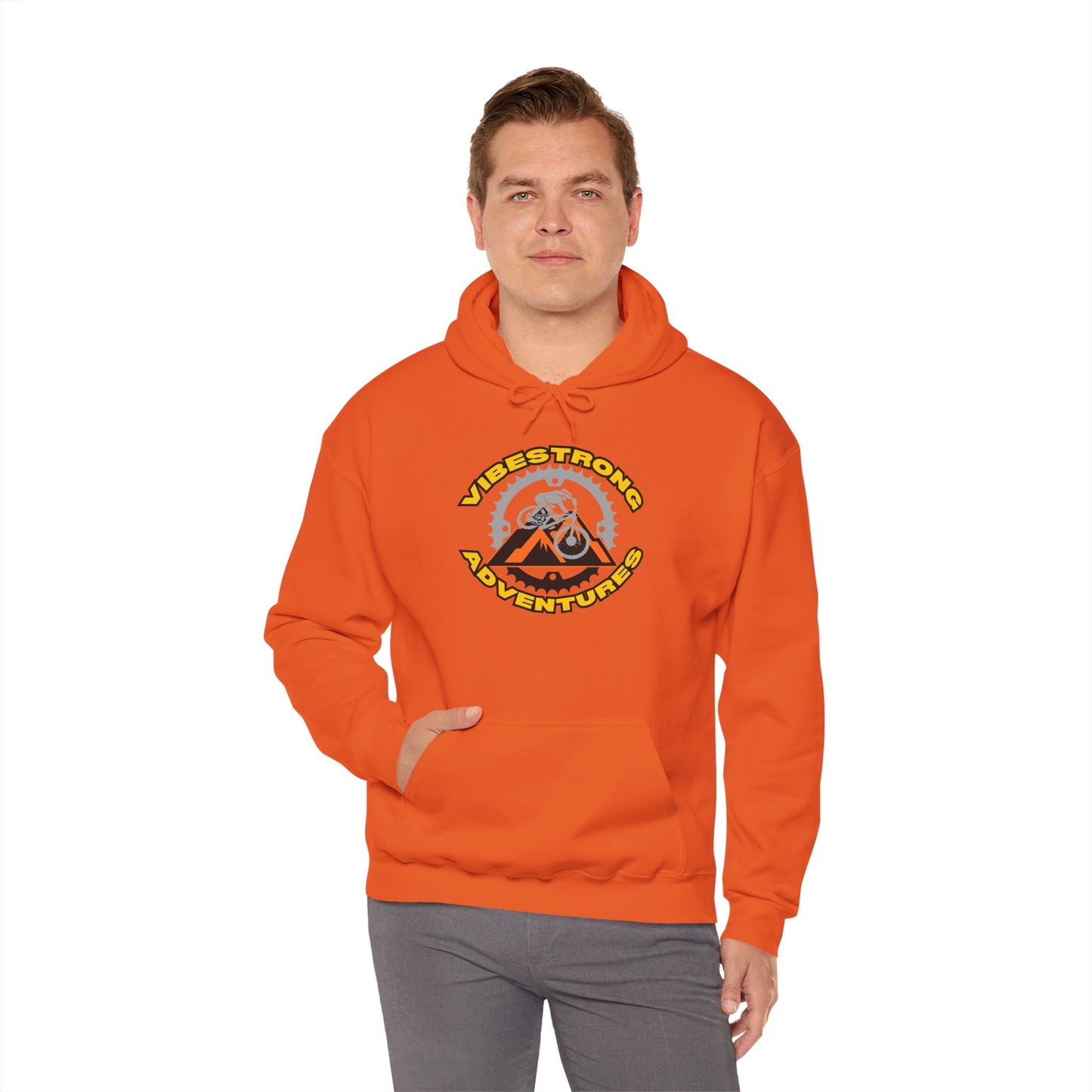 Adventure Vibes Hoodie | Unisex Heavy Blend Hooded Sweatshirt | Outdoor, Camping, Travel Apparel, Cool Gift for Explorers