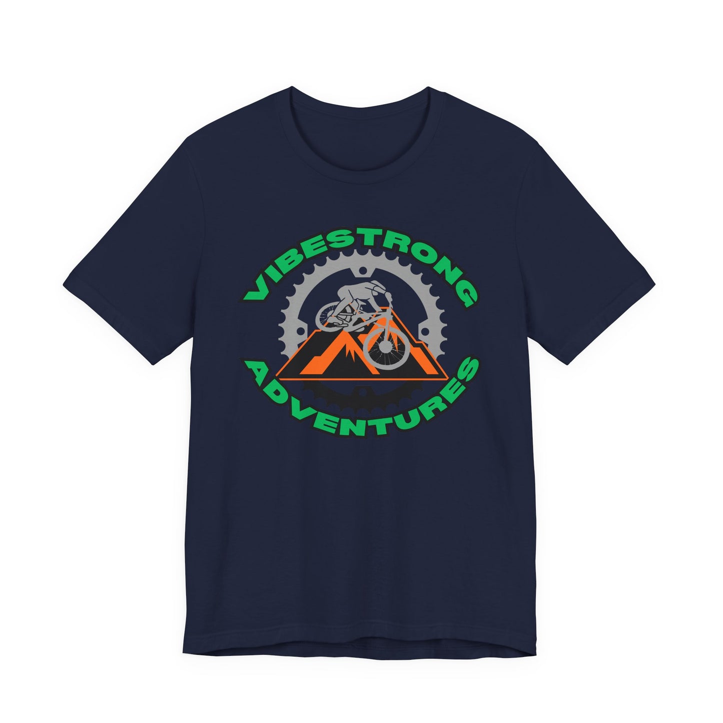 Outdoor Adventure Tee, Vibestrong Shirt, Gift for Adventurers, Biking Tee, Casual Wear, Summer Shirt