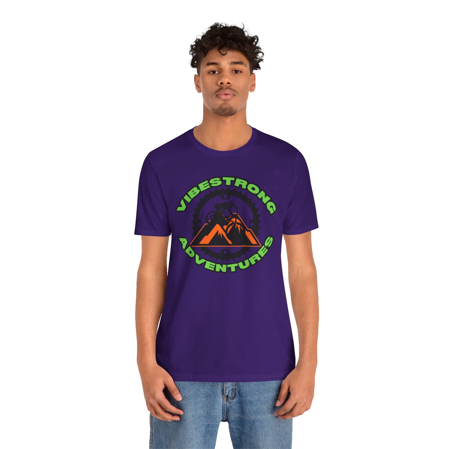 VibeStrong Adventures Tee - Unisex Outdoor Shirt, Gift for Adventurers, Travel Apparel, Nature Lover Clothing, Casual Wear