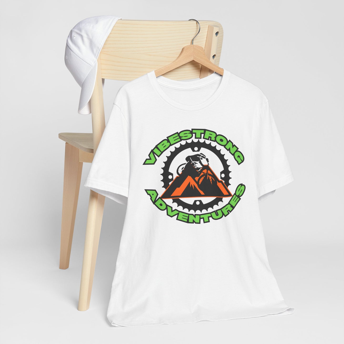 VibeStrong Adventures Tee - Unisex Outdoor Shirt, Gift for Adventurers, Travel Apparel, Nature Lover Clothing, Casual Wear