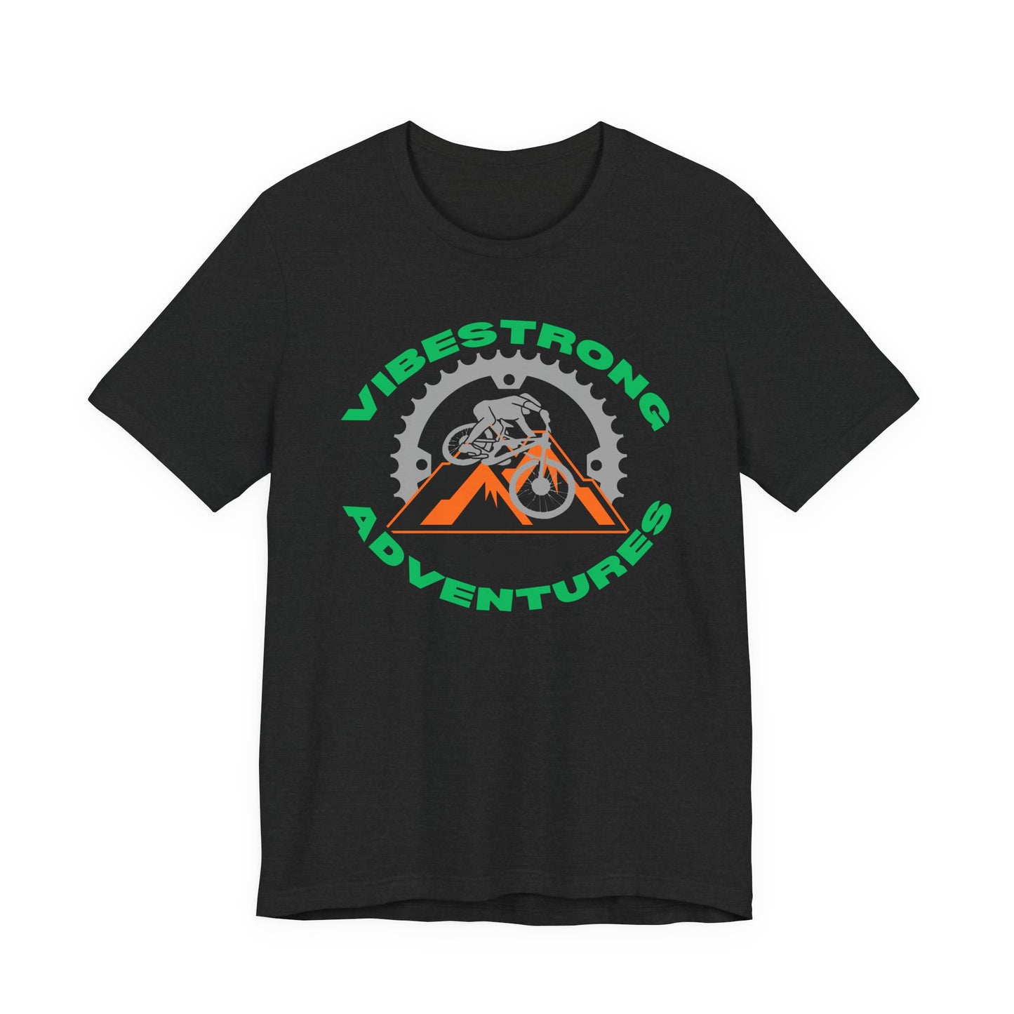 Outdoor Adventure Tee, Vibestrong Shirt, Gift for Adventurers, Biking Tee, Casual Wear, Summer Shirt