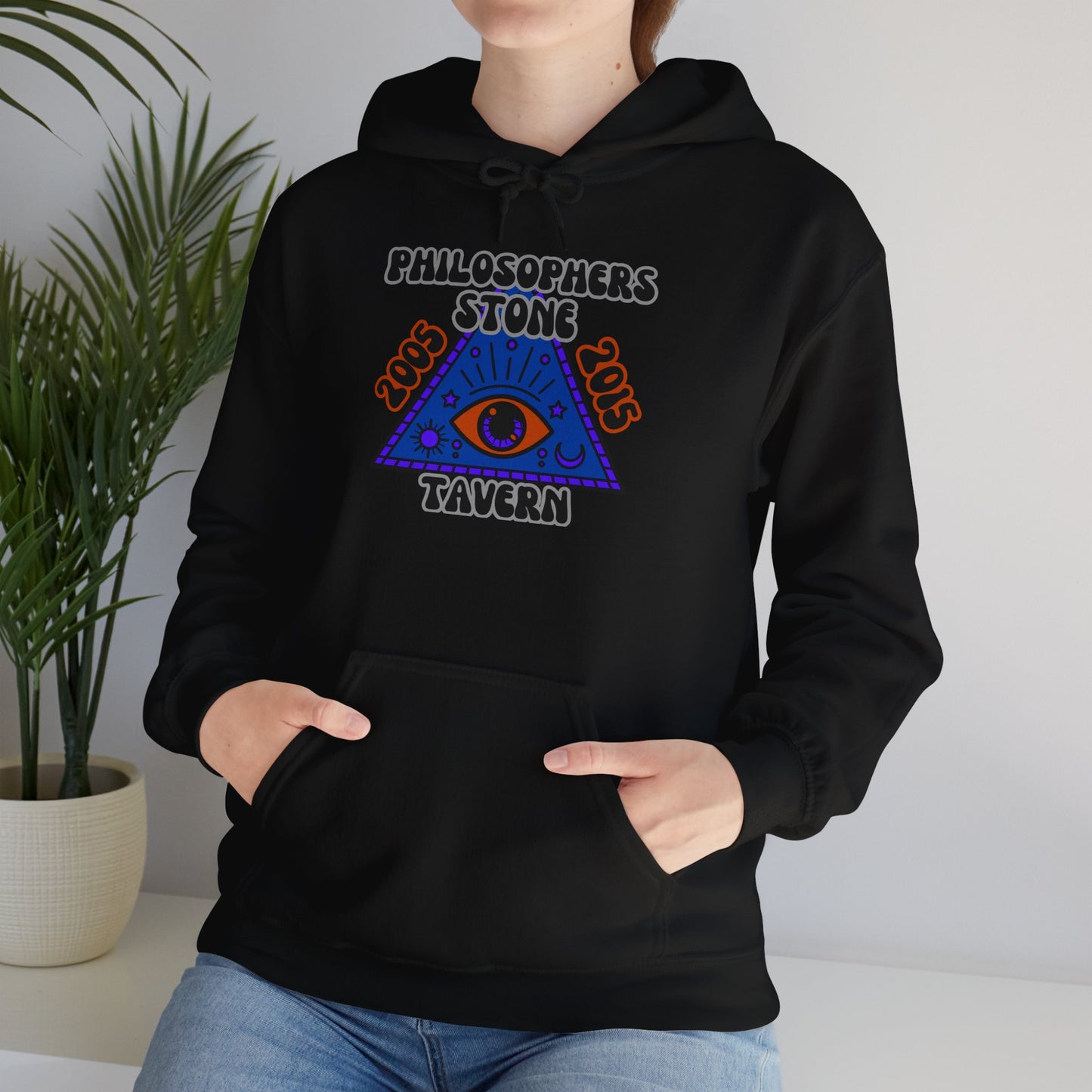 Philosopher's Stone Tavern Hoodie - Unisex Heavy Blend™ Sweatshirt with Eye Design