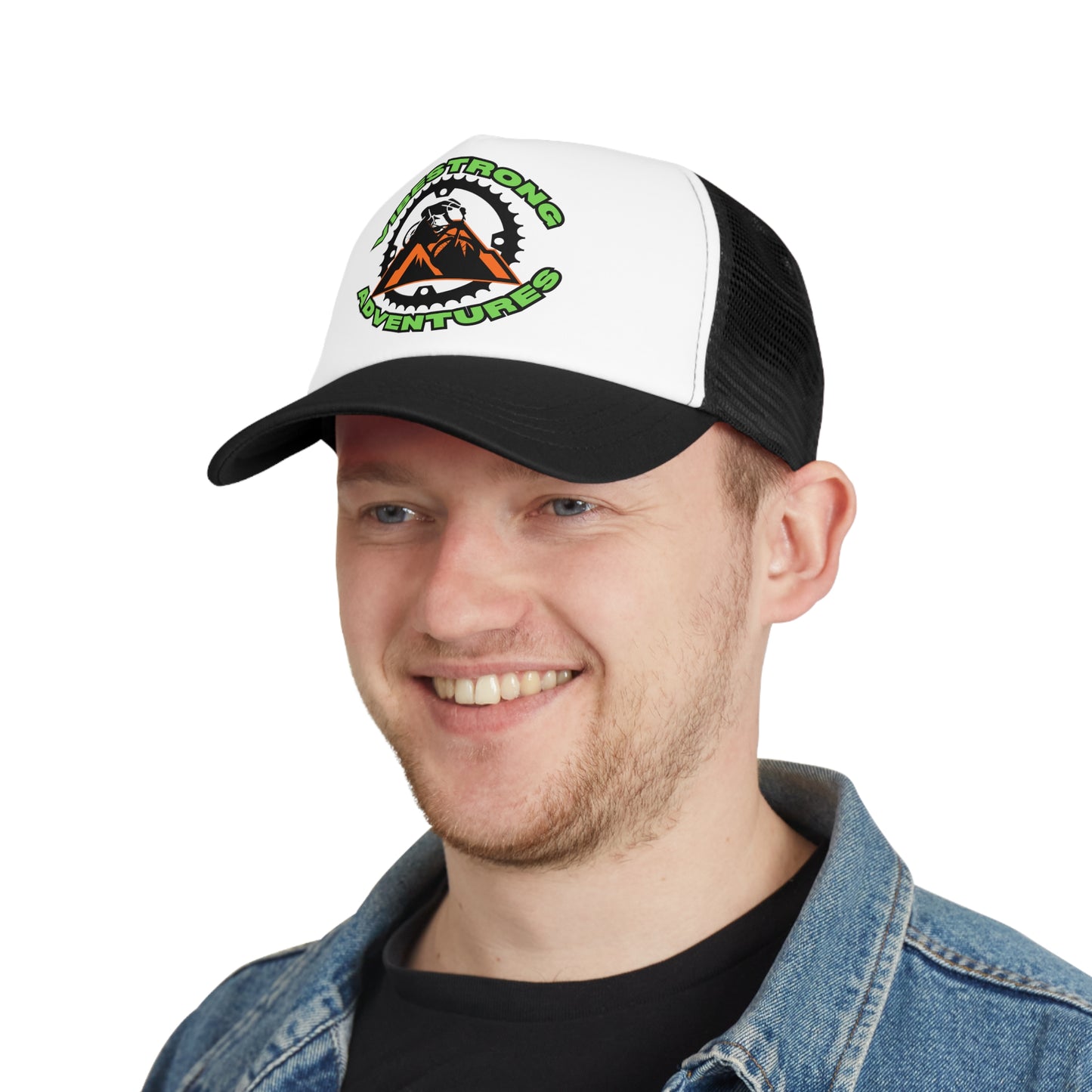 Adventure Mesh Cap, Outdoor Cap, Vibes Strong Hat, Gifts for Adventurers, Summer Hat, Hiking Cap