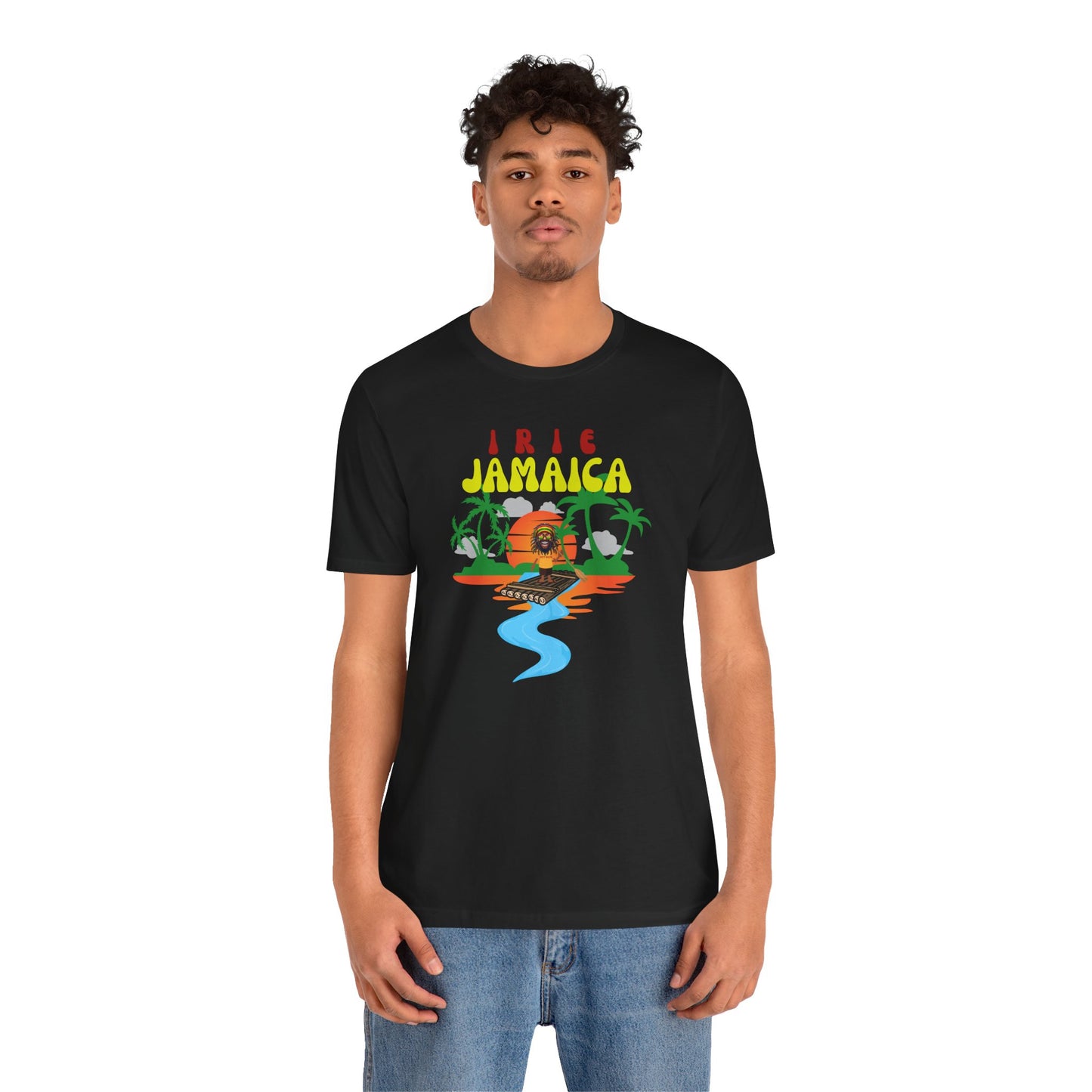 Unisex Jamaica Vibe Tee, Casual Summer Shirt, Tropical Graphic Tee, Gift for Travelers, Relaxed Fit T-Shirt