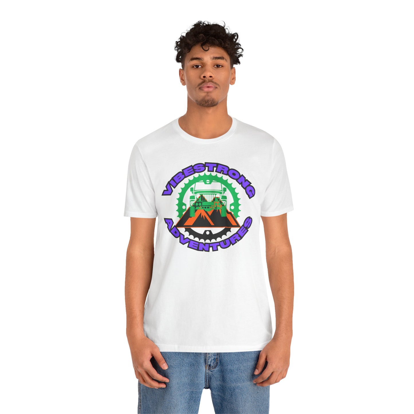 Vibrant Adventure Tee - Unisex Jersey Short Sleeve, Fun Outdoor Shirt, Travel Gift, Casual Wear, Summer Style, Adventure Lovers