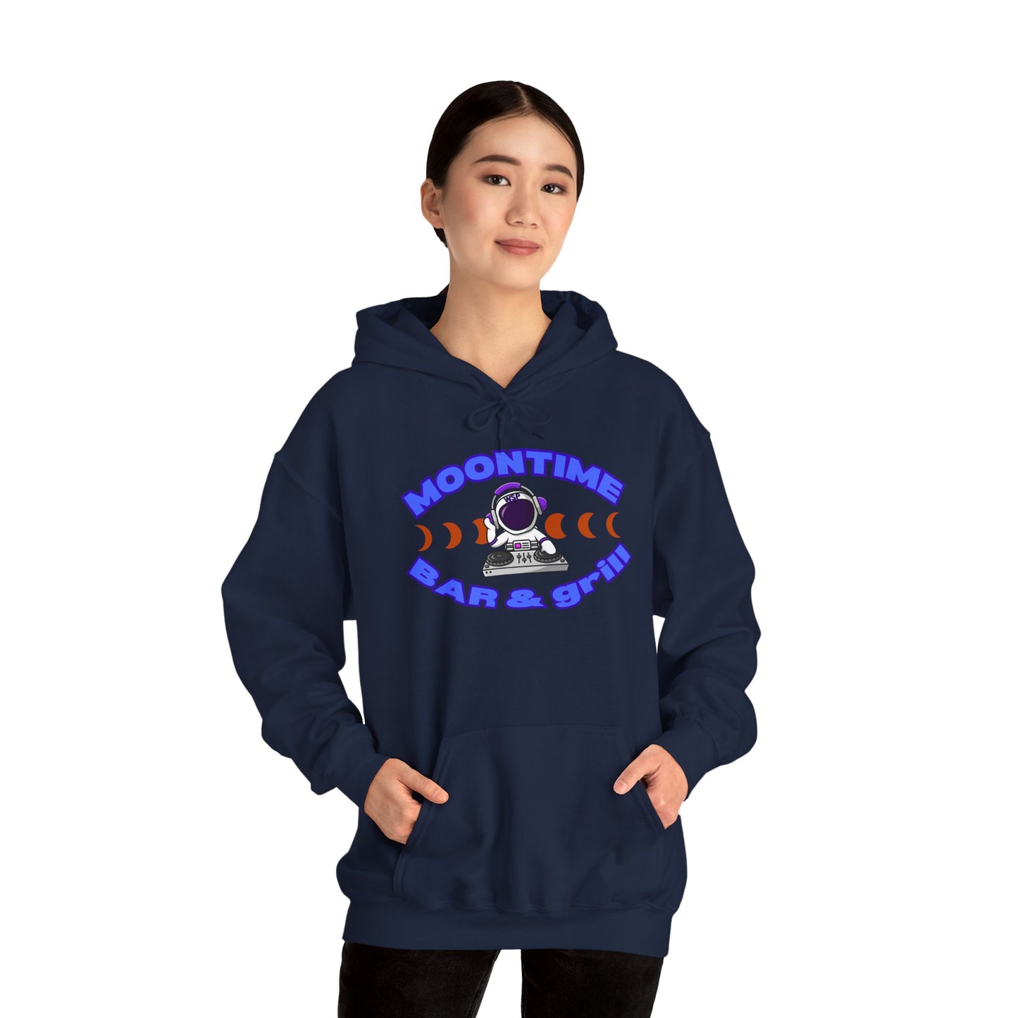 Astronaut Themed Unisex Hoodie - Moontime Bar & Grill