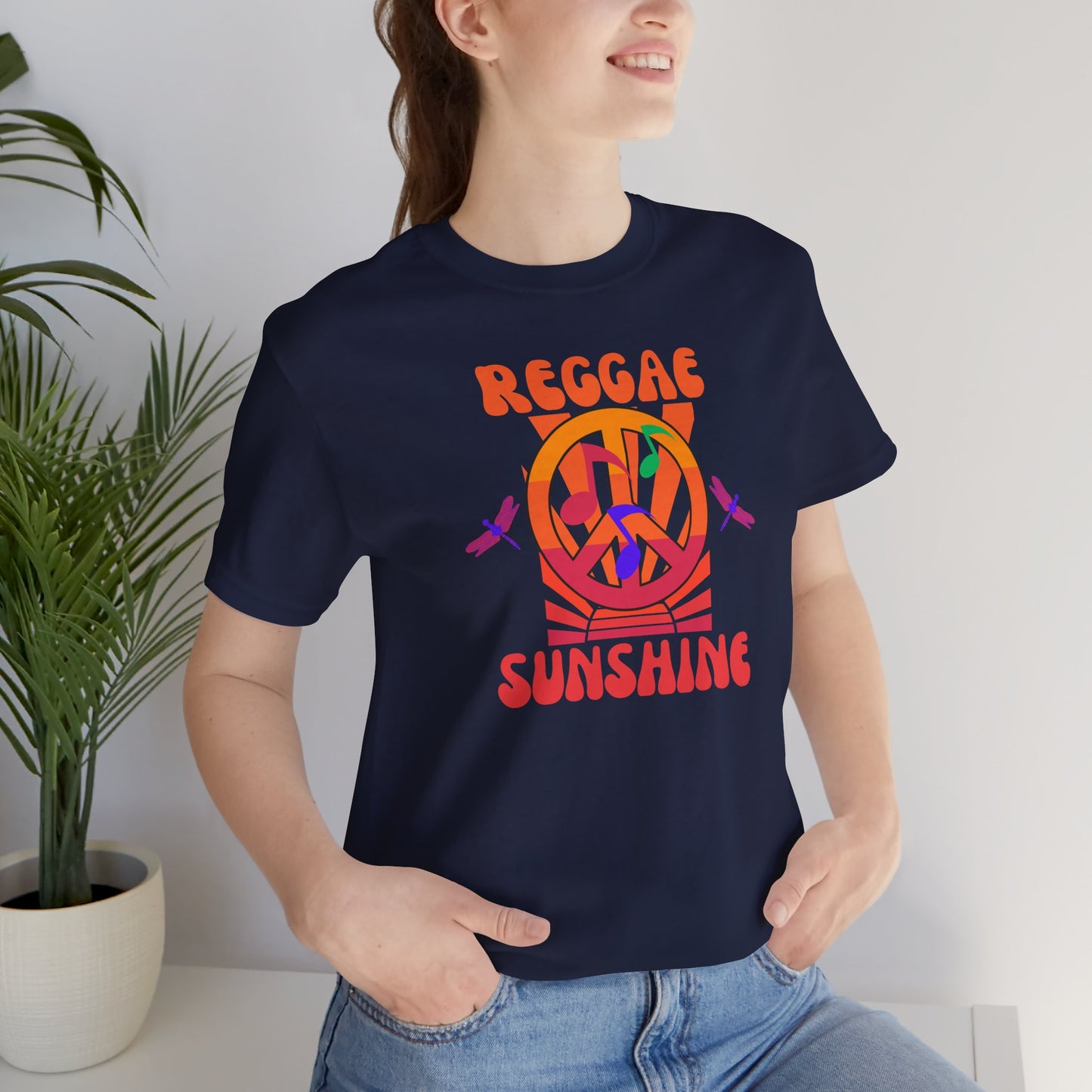 Retro Reggae Peace Vibes Tee