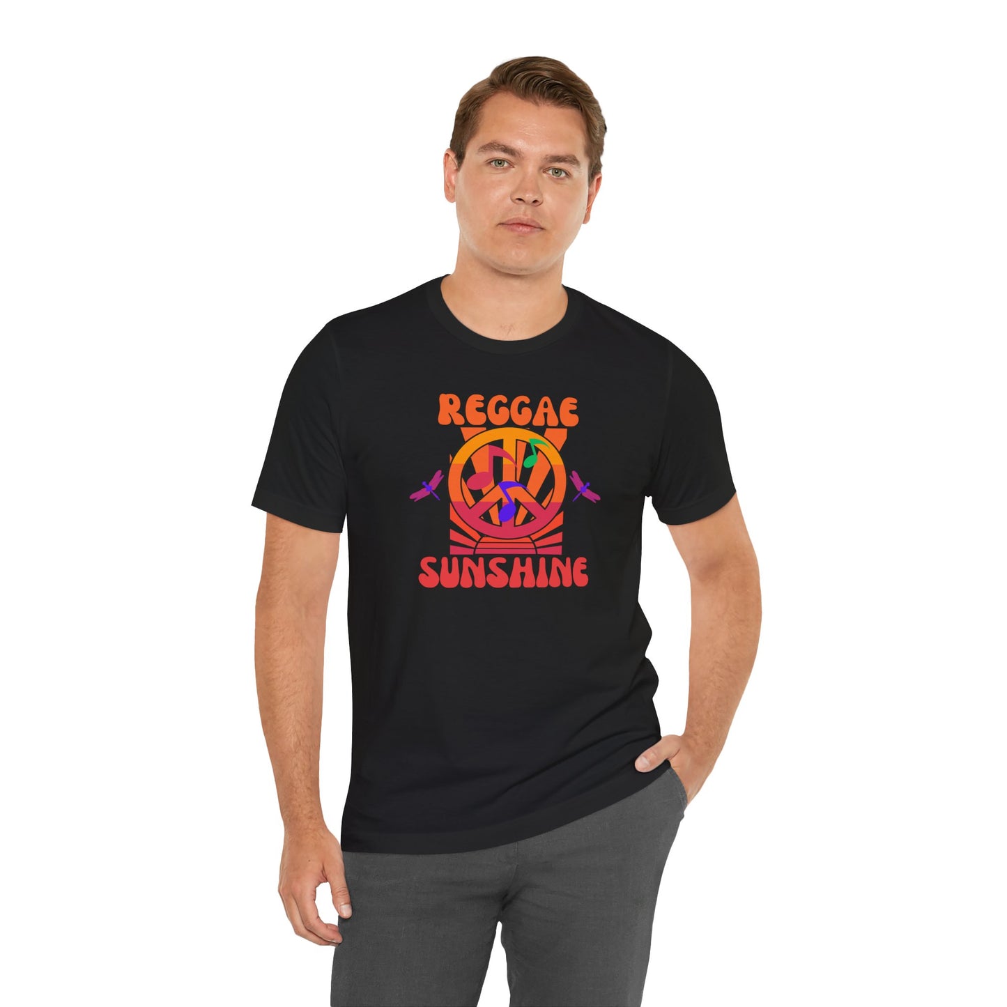 Retro Reggae Peace Vibes Tee