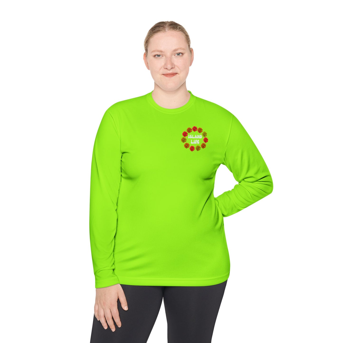 Island Life Long Sleeve Tee - Perfect for Tropical Vibes, Casual Wear, Vacation, Beach Parties, Summer Celebrations