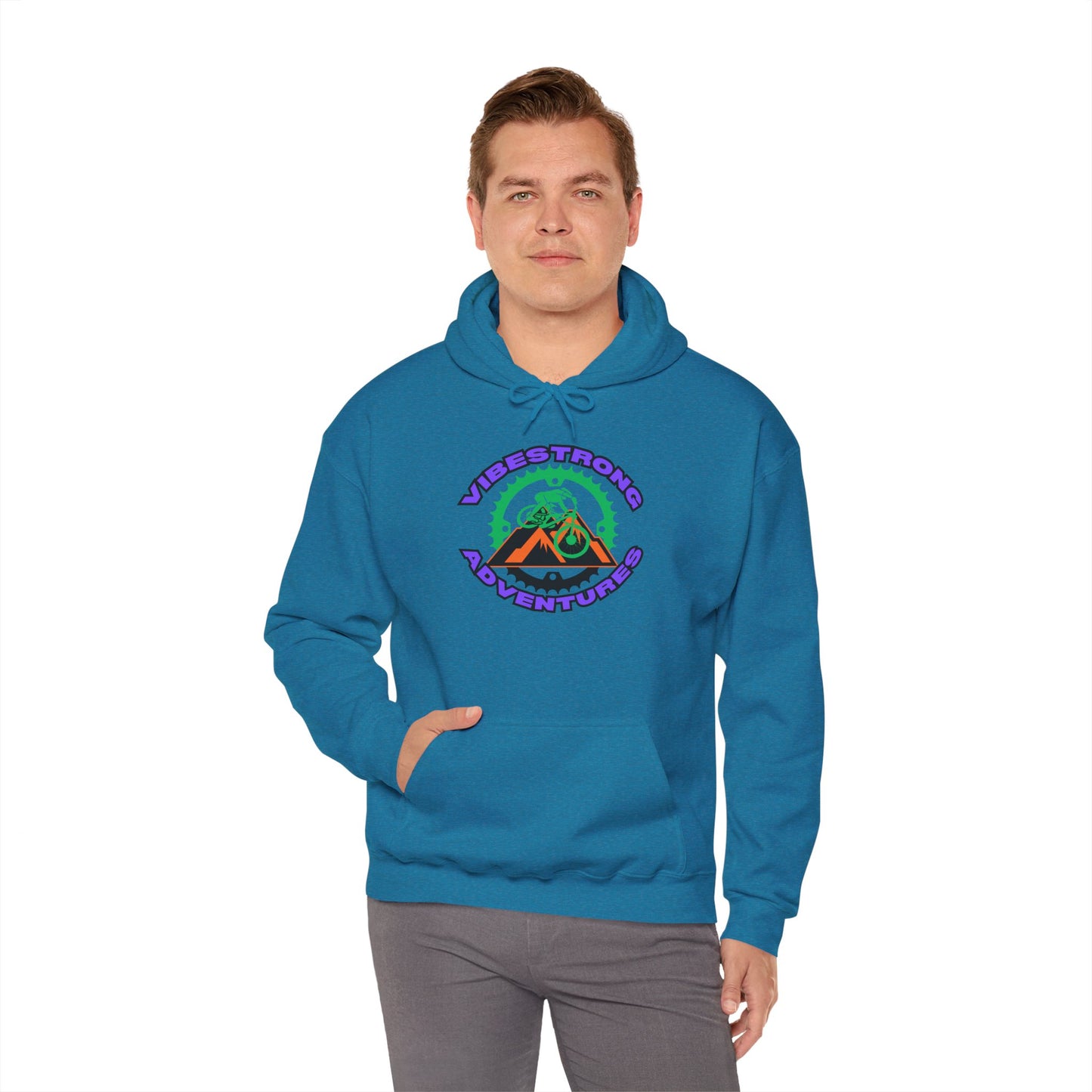 Adventure Awaits Hooded Sweatshirt, Unisex Hoodie for Outdoor Lovers, Campfire Sweatshirt, Hiking Gear, Cozy Adventure Apparel