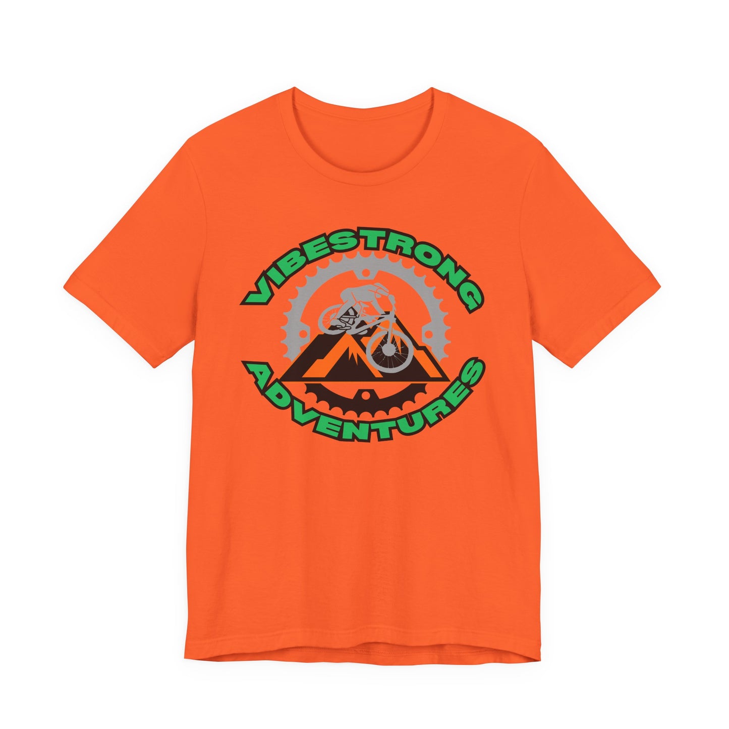 Outdoor Adventure Tee, Vibestrong Shirt, Gift for Adventurers, Biking Tee, Casual Wear, Summer Shirt