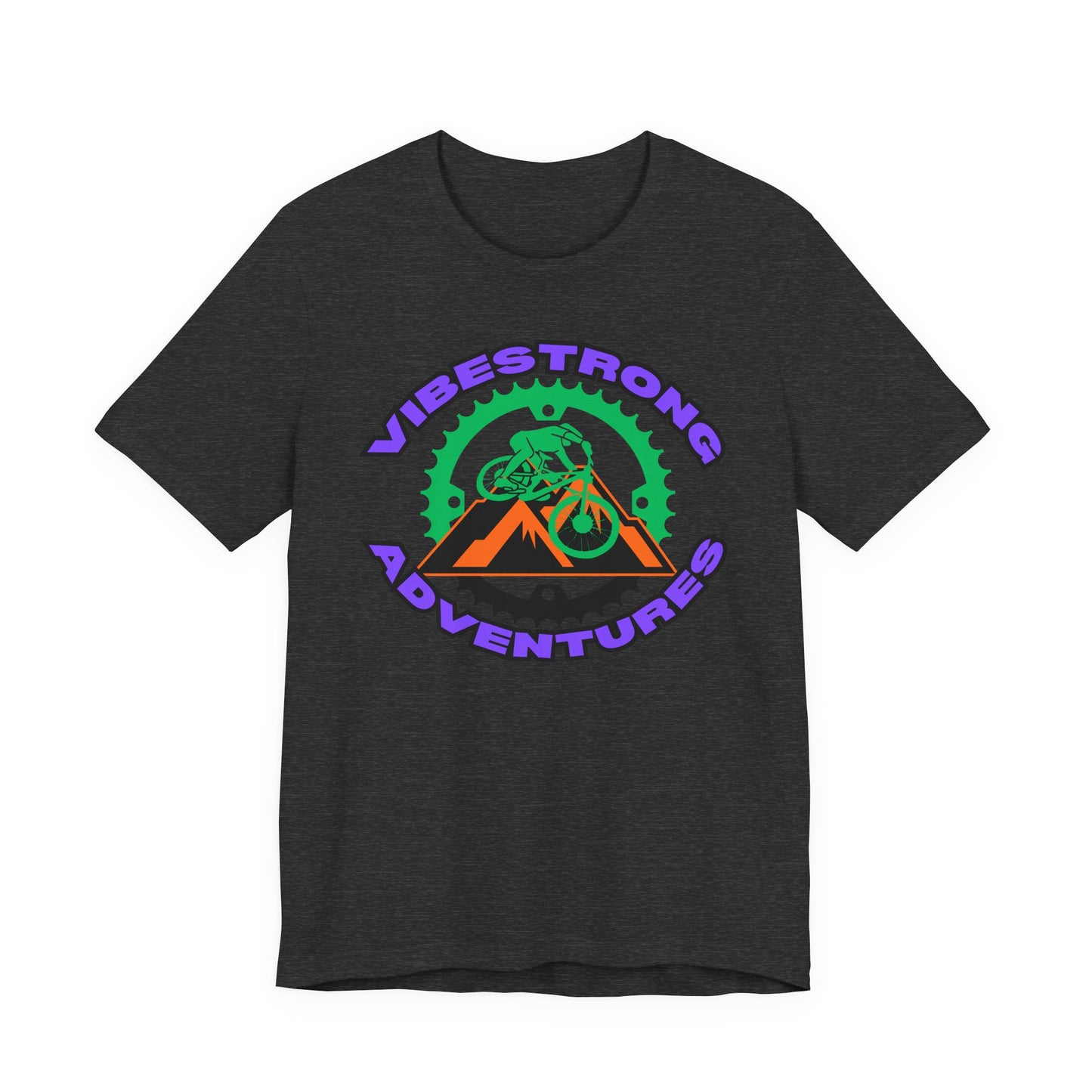 Vibestrong Adventure Tee | Unisex Short Sleeve T-Shirt for Outdoor Lovers, Travel, Nature Enthusiasts, Casual Wear, Gift idea