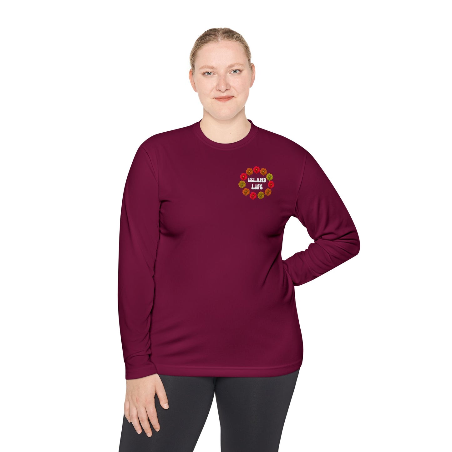Island Life Long Sleeve Tee - Perfect for Tropical Vibes, Casual Wear, Vacation, Beach Parties, Summer Celebrations