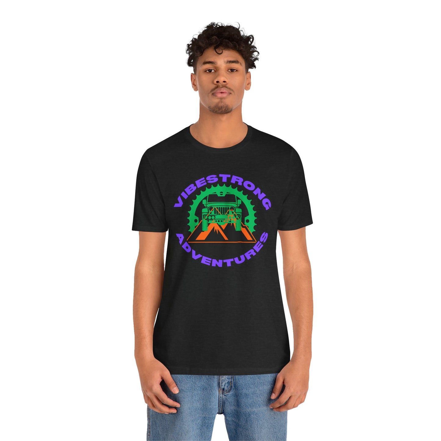 Vibrant Adventure Tee - Unisex Jersey Short Sleeve, Fun Outdoor Shirt, Travel Gift, Casual Wear, Summer Style, Adventure Lovers