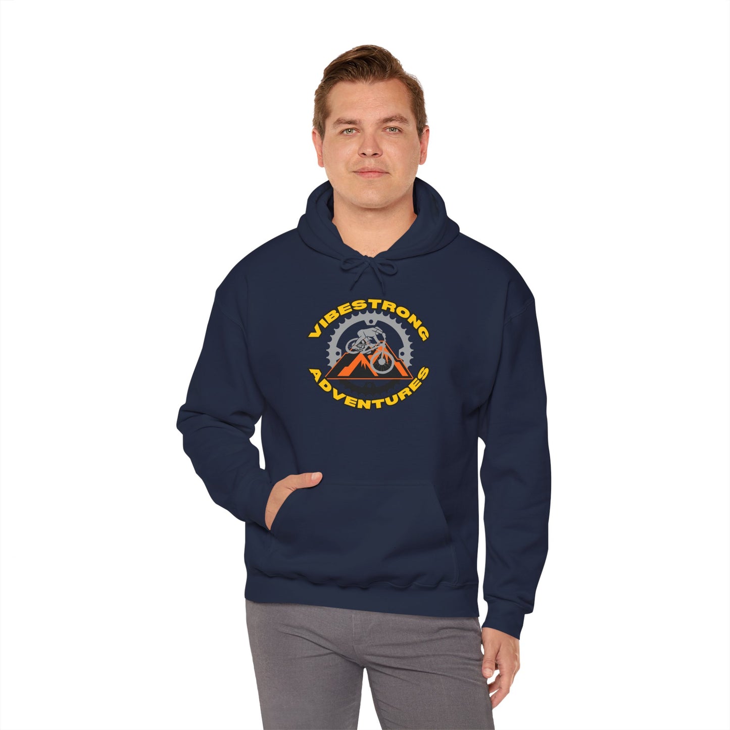 Adventure Vibes Hoodie | Unisex Heavy Blend Hooded Sweatshirt | Outdoor, Camping, Travel Apparel, Cool Gift for Explorers