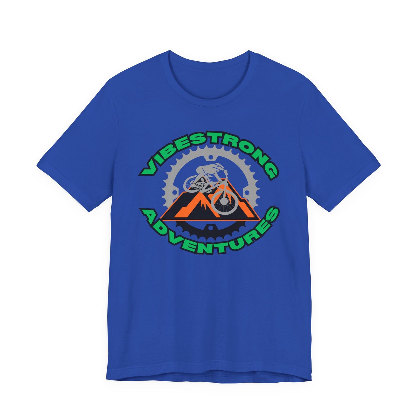 Outdoor Adventure Tee, Vibestrong Shirt, Gift for Adventurers, Biking Tee, Casual Wear, Summer Shirt