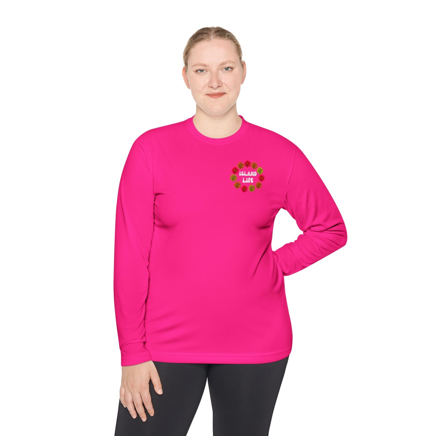 Island Life Long Sleeve Tee - Perfect for Tropical Vibes, Casual Wear, Vacation, Beach Parties, Summer Celebrations