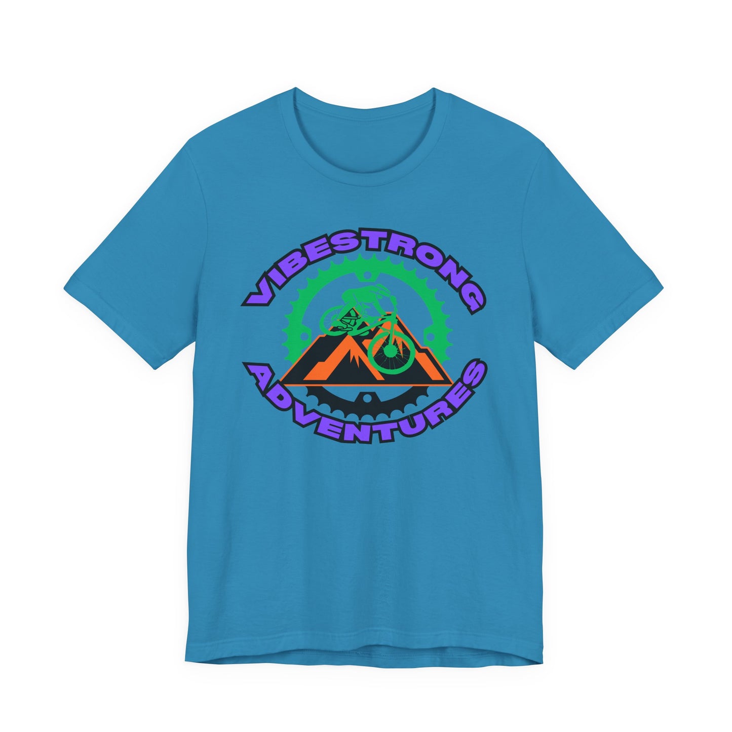 Vibestrong Adventure Tee | Unisex Short Sleeve T-Shirt for Outdoor Lovers, Travel, Nature Enthusiasts, Casual Wear, Gift idea