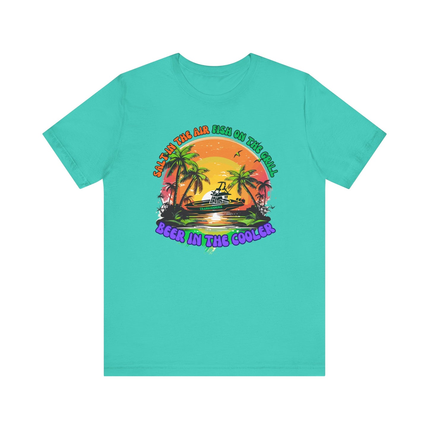 T-Shirt - Chill Vibes Retro Unisex Tee, Perfect for Beach Lovers, Great for Vacation, Summer Parties, Barbecues, Casual Wear