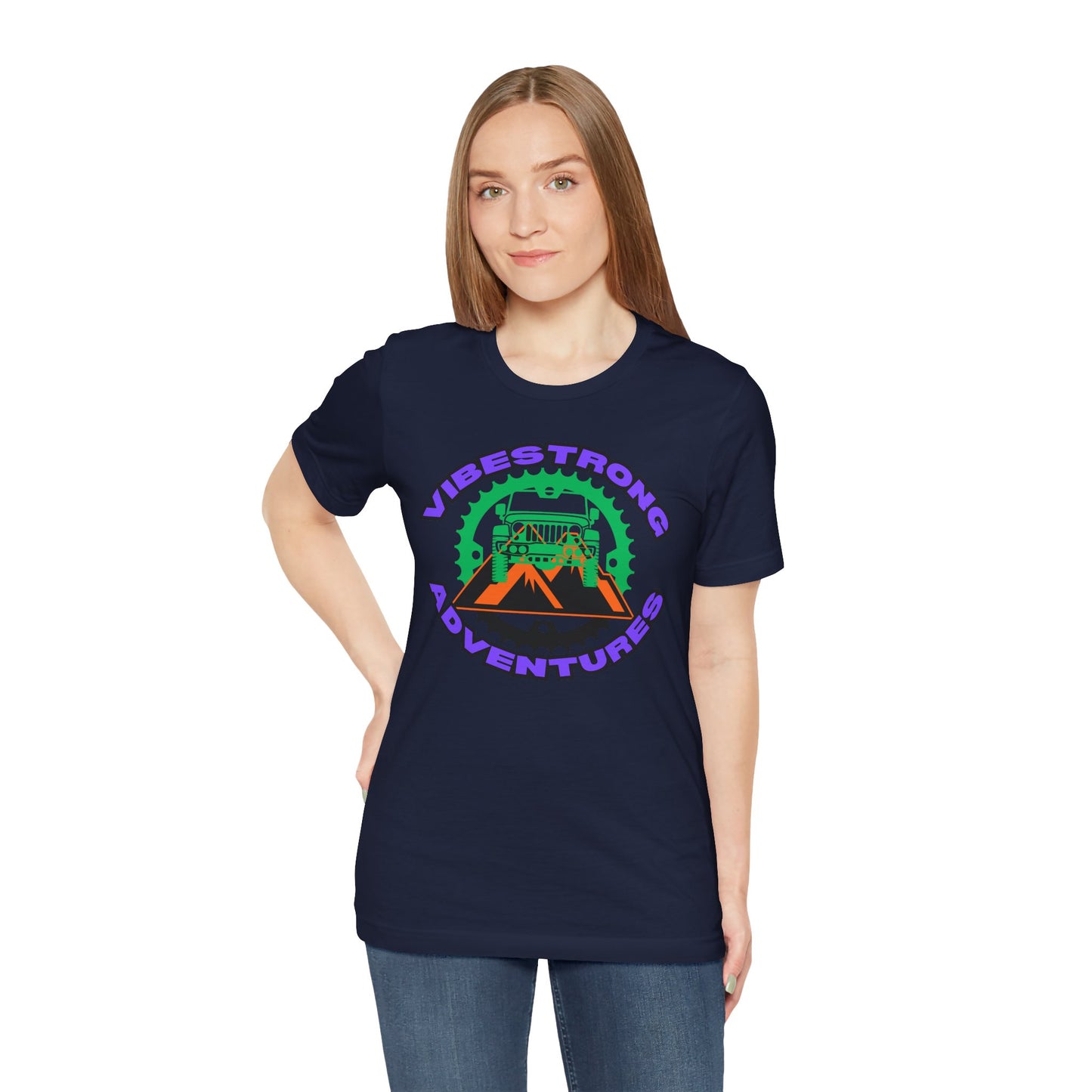 Vibrant Adventure Tee - Unisex Jersey Short Sleeve, Fun Outdoor Shirt, Travel Gift, Casual Wear, Summer Style, Adventure Lovers