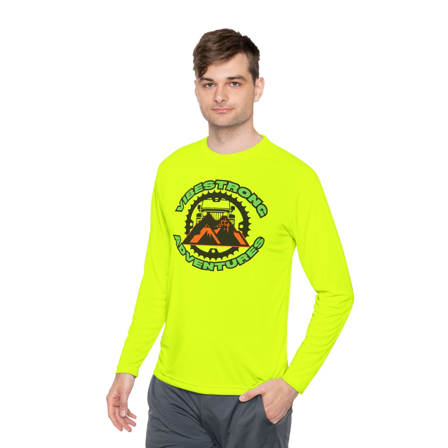 VibeStrong Adventure Tee | Unisex Long Sleeve T-Shirt, Outdoor Shirt, Travel Essentials, Adventure Gear, Gift for Explorers