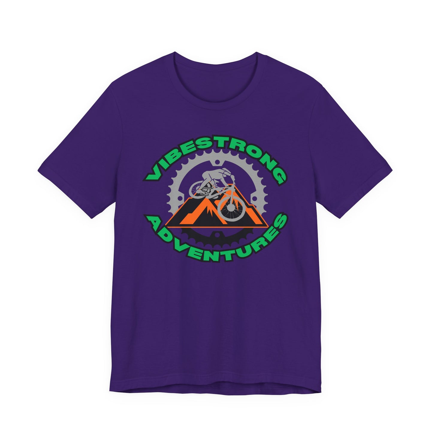 Outdoor Adventure Tee, Vibestrong Shirt, Gift for Adventurers, Biking Tee, Casual Wear, Summer Shirt