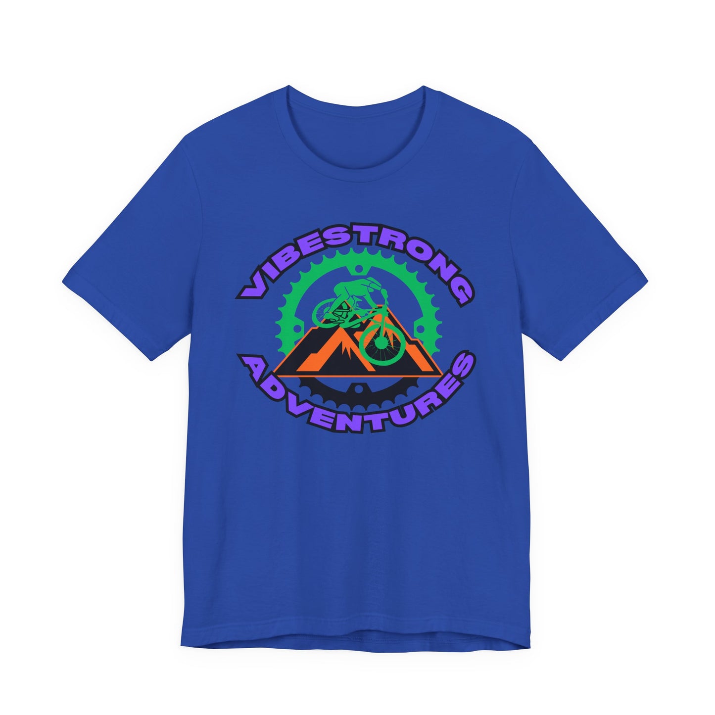 Vibestrong Adventure Tee | Unisex Short Sleeve T-Shirt for Outdoor Lovers, Travel, Nature Enthusiasts, Casual Wear, Gift idea