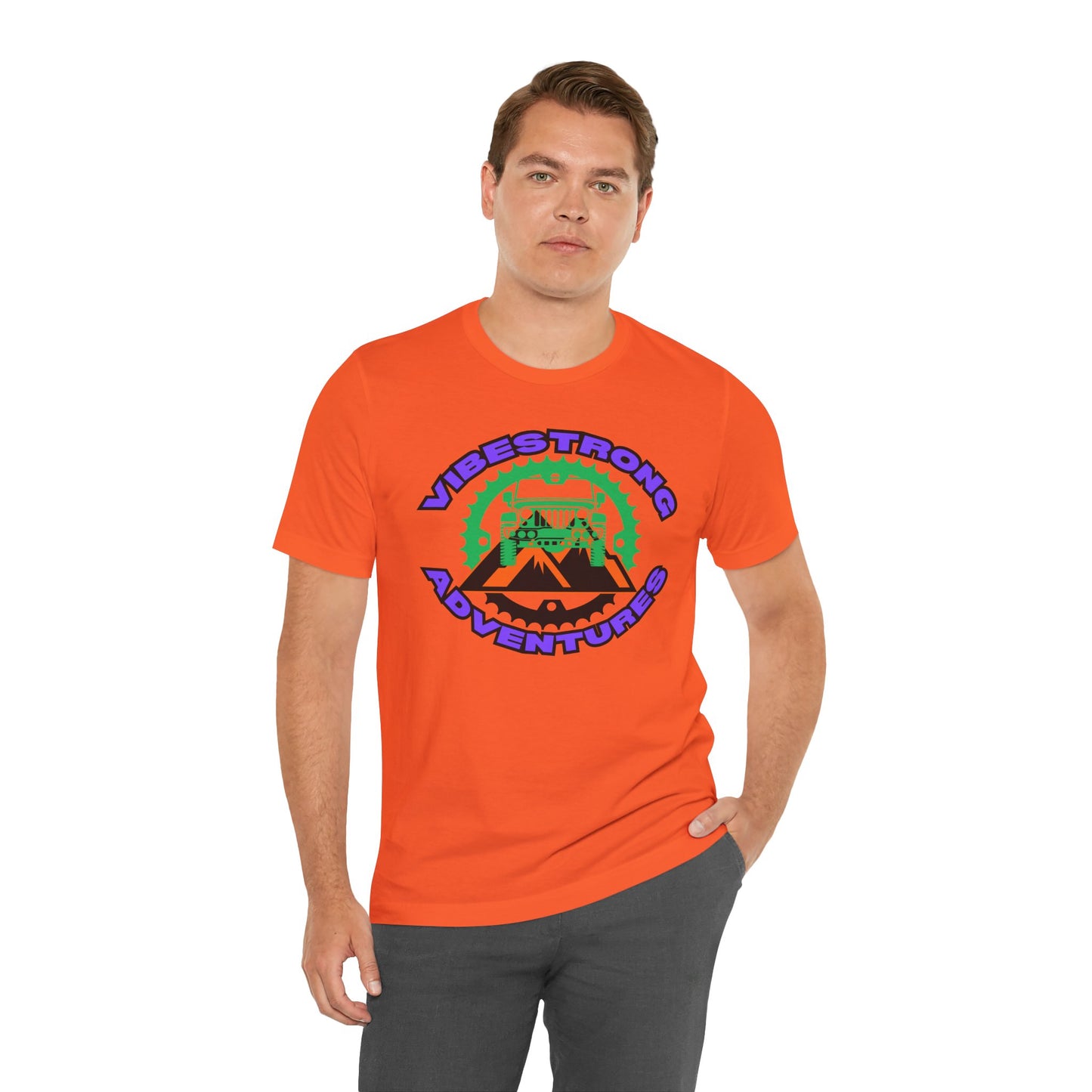 Vibrant Adventure Tee - Unisex Jersey Short Sleeve, Fun Outdoor Shirt, Travel Gift, Casual Wear, Summer Style, Adventure Lovers