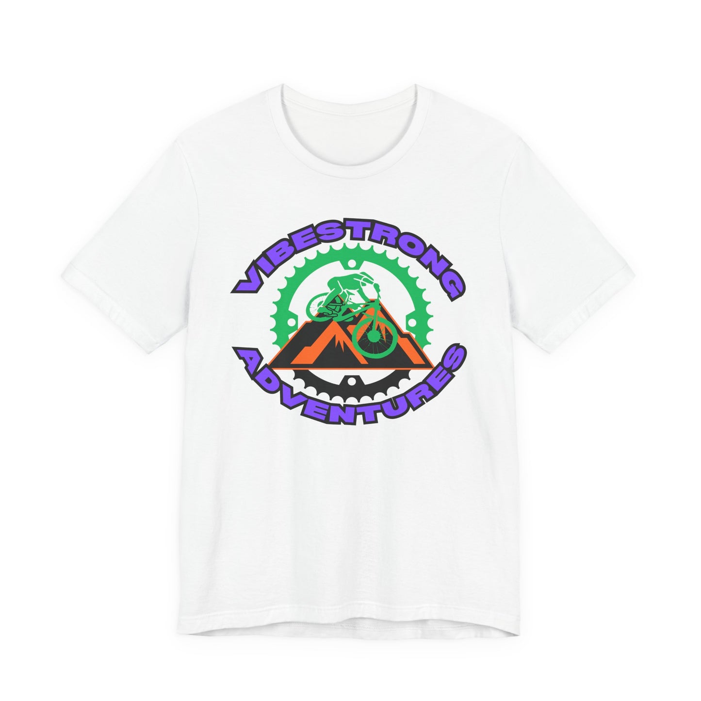 Vibestrong Adventure Tee | Unisex Short Sleeve T-Shirt for Outdoor Lovers, Travel, Nature Enthusiasts, Casual Wear, Gift idea