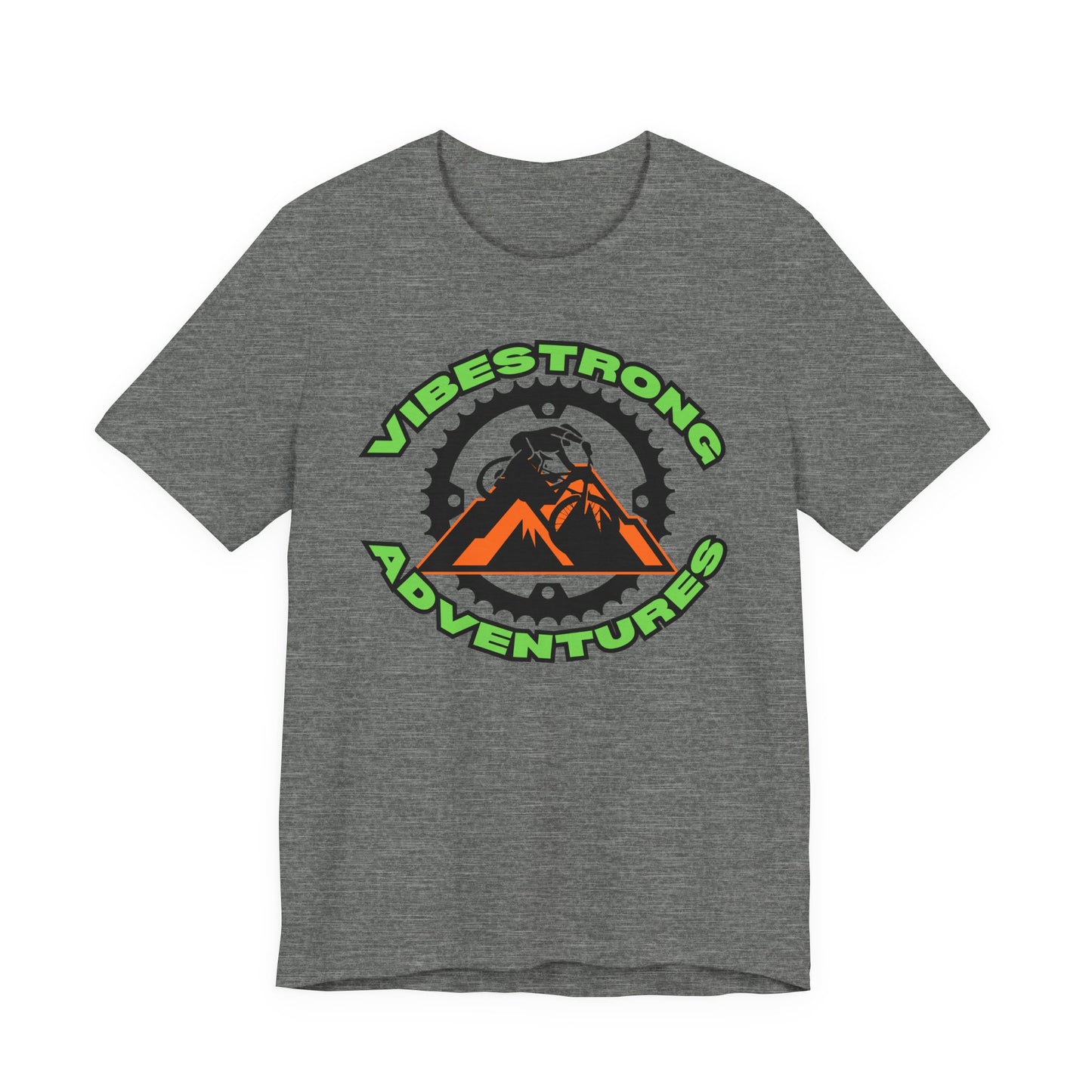 VibeStrong Adventures Tee - Unisex Outdoor Shirt, Gift for Adventurers, Travel Apparel, Nature Lover Clothing, Casual Wear