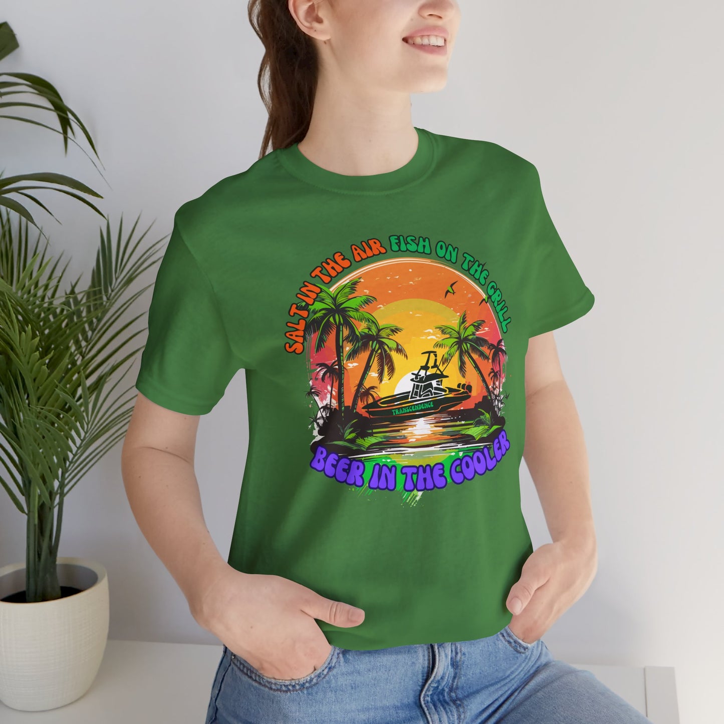 T-Shirt - Chill Vibes Retro Unisex Tee, Perfect for Beach Lovers, Great for Vacation, Summer Parties, Barbecues, Casual Wear
