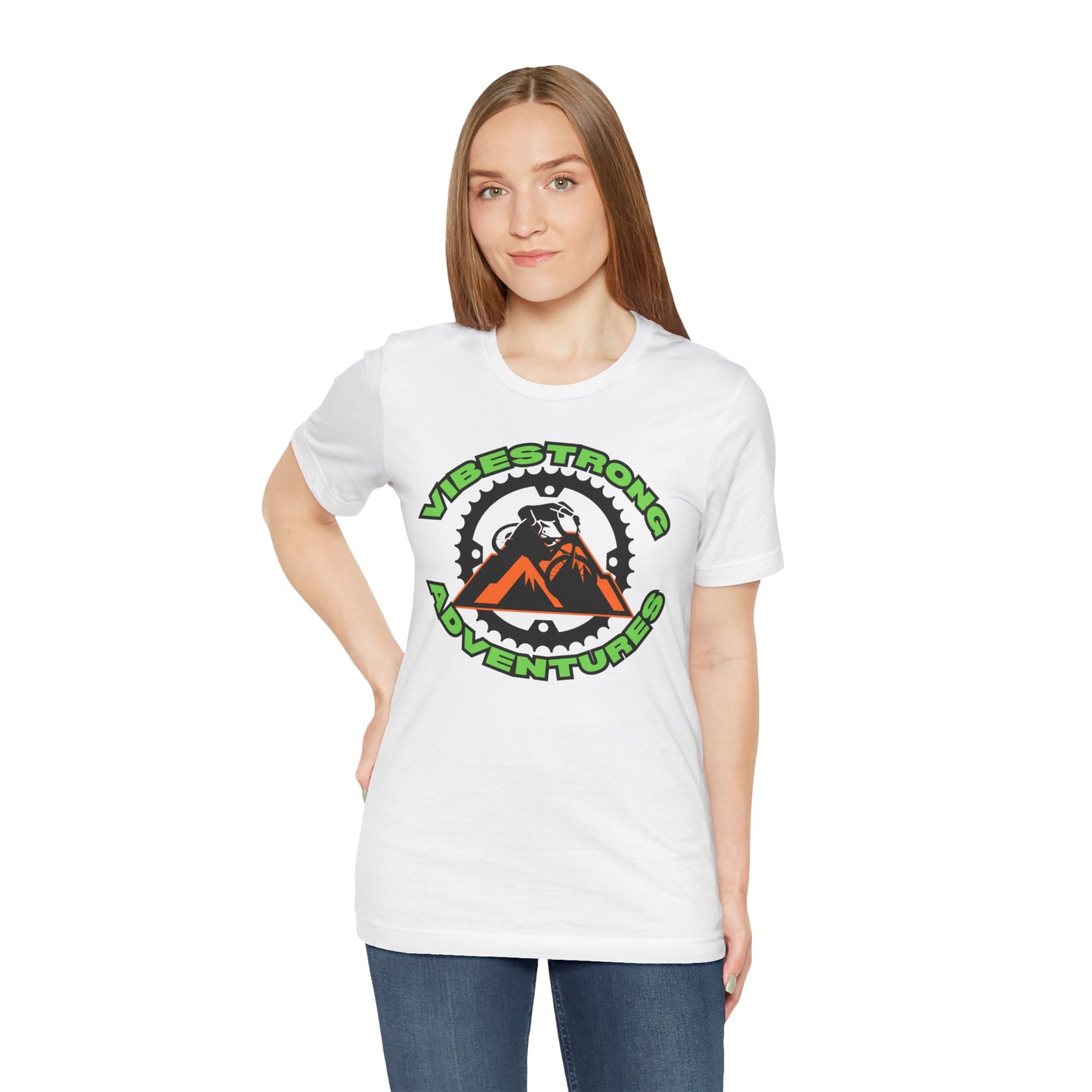 VibeStrong Adventures Tee - Unisex Outdoor Shirt, Gift for Adventurers, Travel Apparel, Nature Lover Clothing, Casual Wear