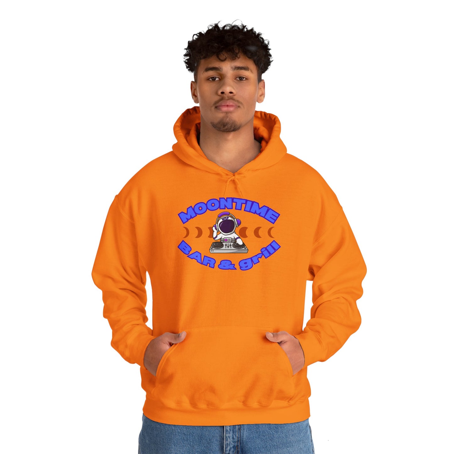 Astronaut Themed Unisex Hoodie - Moontime Bar & Grill