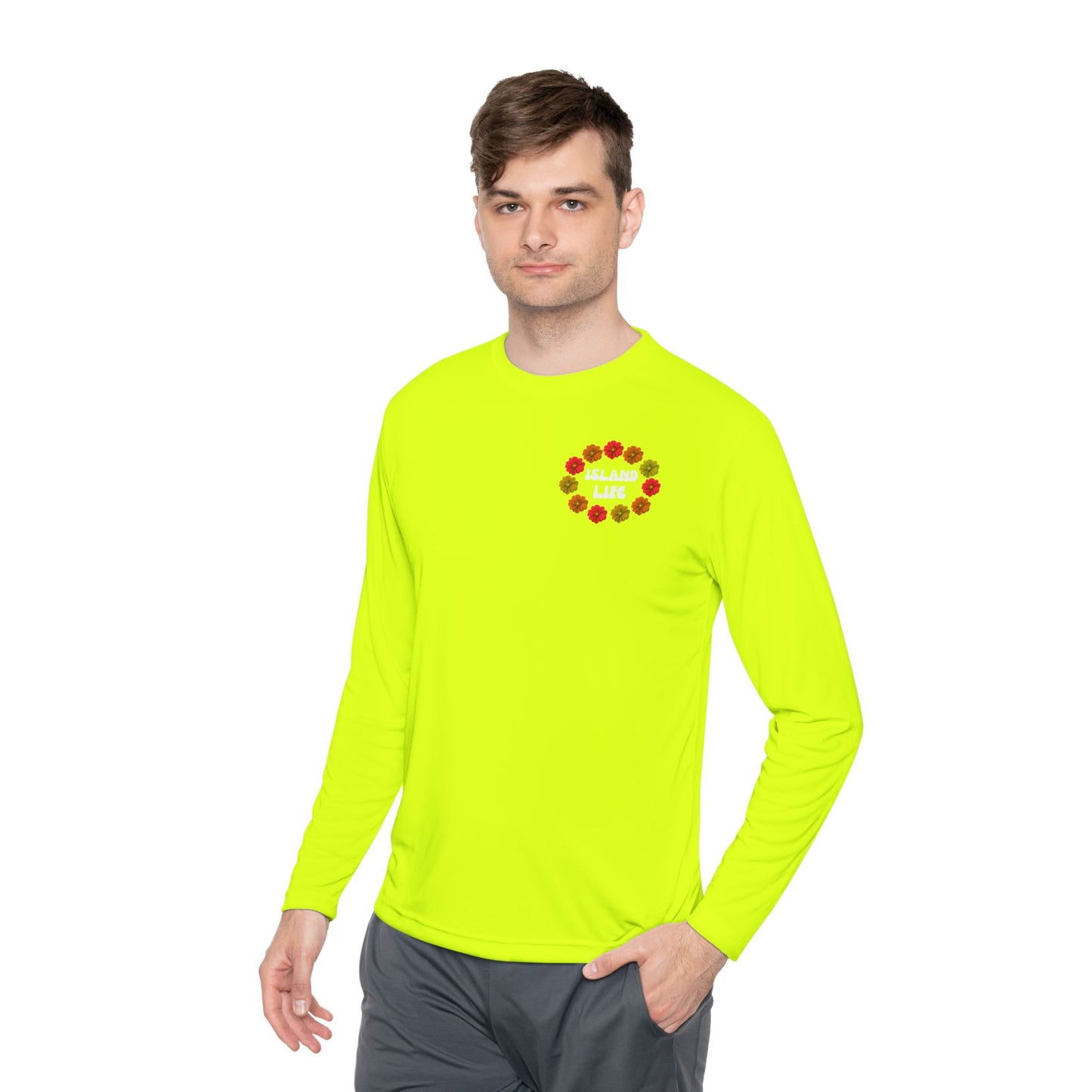Island Life Long Sleeve Tee - Perfect for Tropical Vibes, Casual Wear, Vacation, Beach Parties, Summer Celebrations