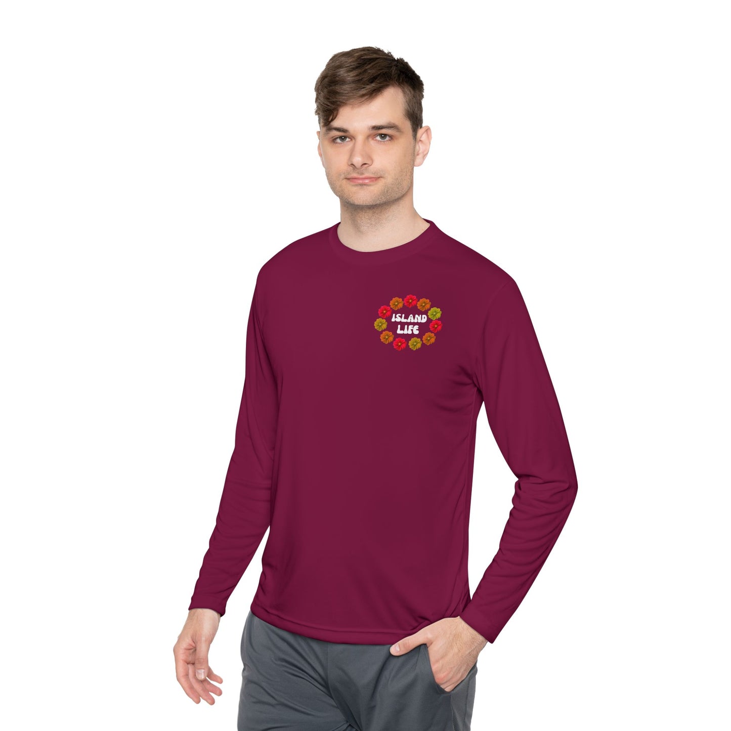 Island Life Long Sleeve Tee - Perfect for Tropical Vibes, Casual Wear, Vacation, Beach Parties, Summer Celebrations
