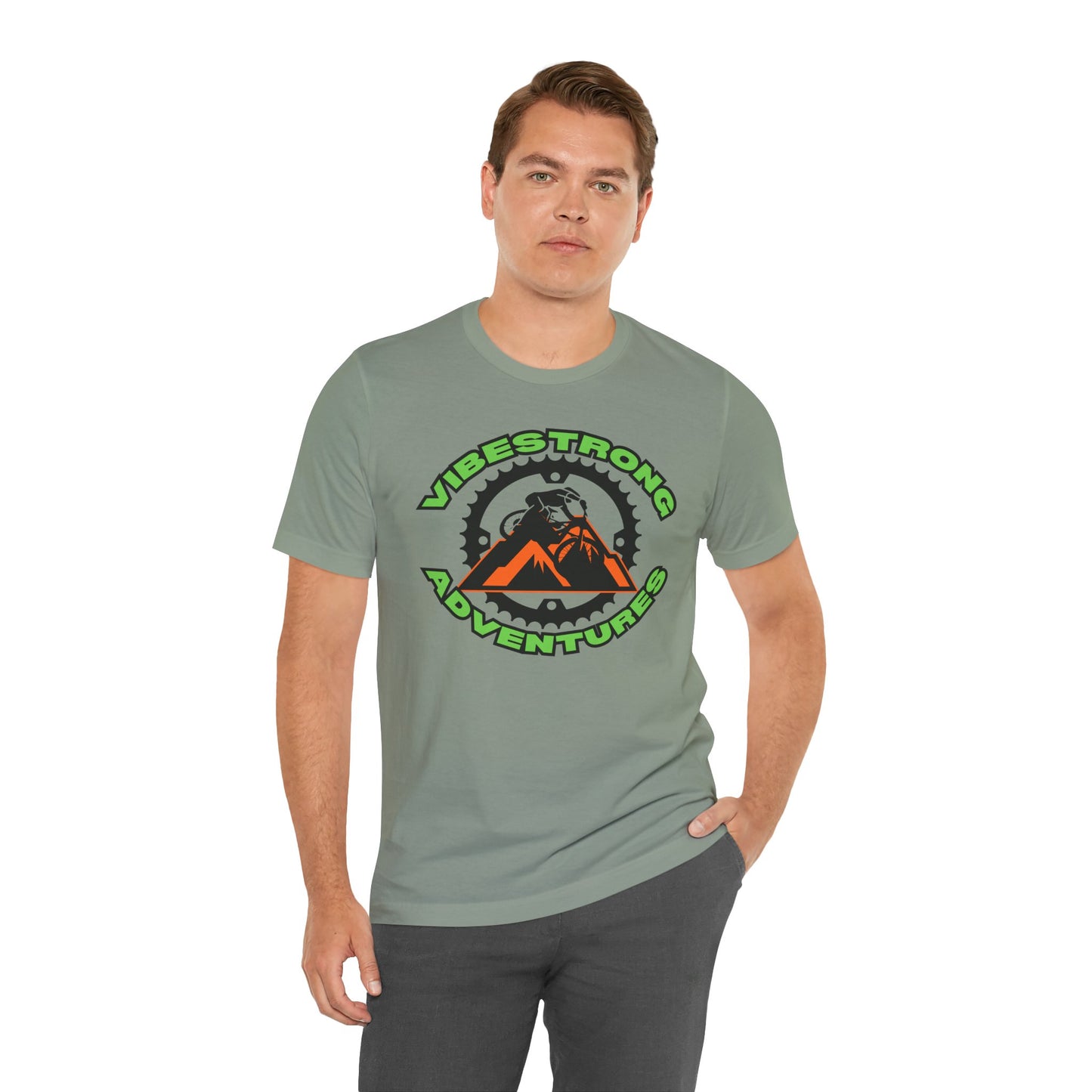VibeStrong Adventures Tee - Unisex Outdoor Shirt, Gift for Adventurers, Travel Apparel, Nature Lover Clothing, Casual Wear