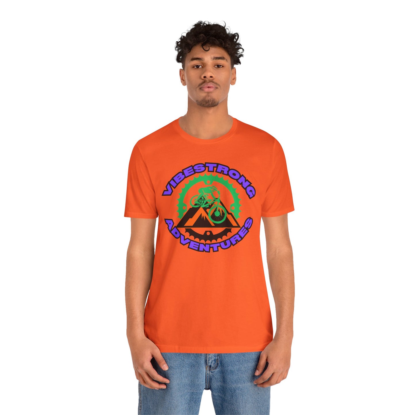 Vibestrong Adventure Tee | Unisex Short Sleeve T-Shirt for Outdoor Lovers, Travel, Nature Enthusiasts, Casual Wear, Gift idea