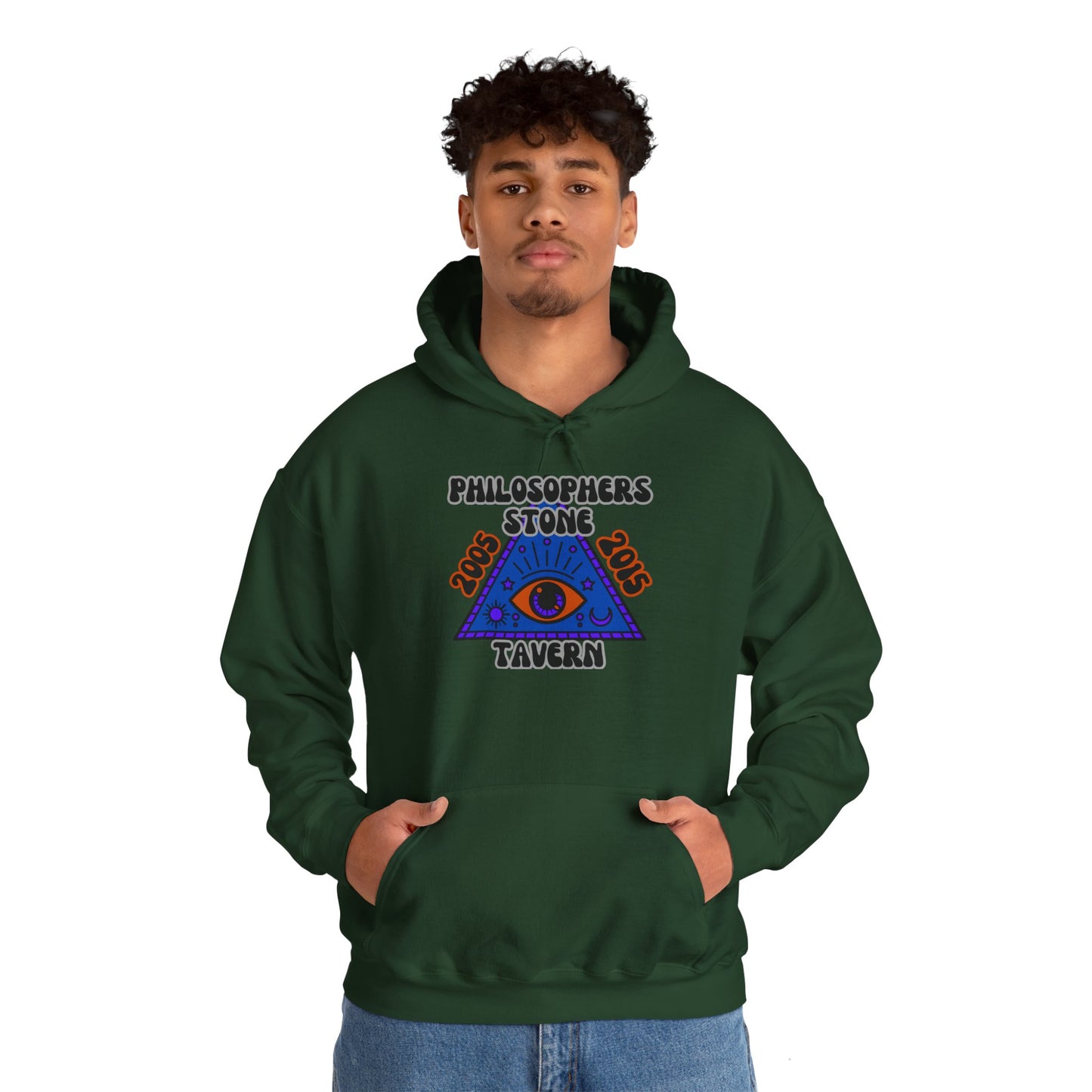 Philosopher's Stone Tavern Hoodie - Unisex Heavy Blend™ Sweatshirt with Eye Design