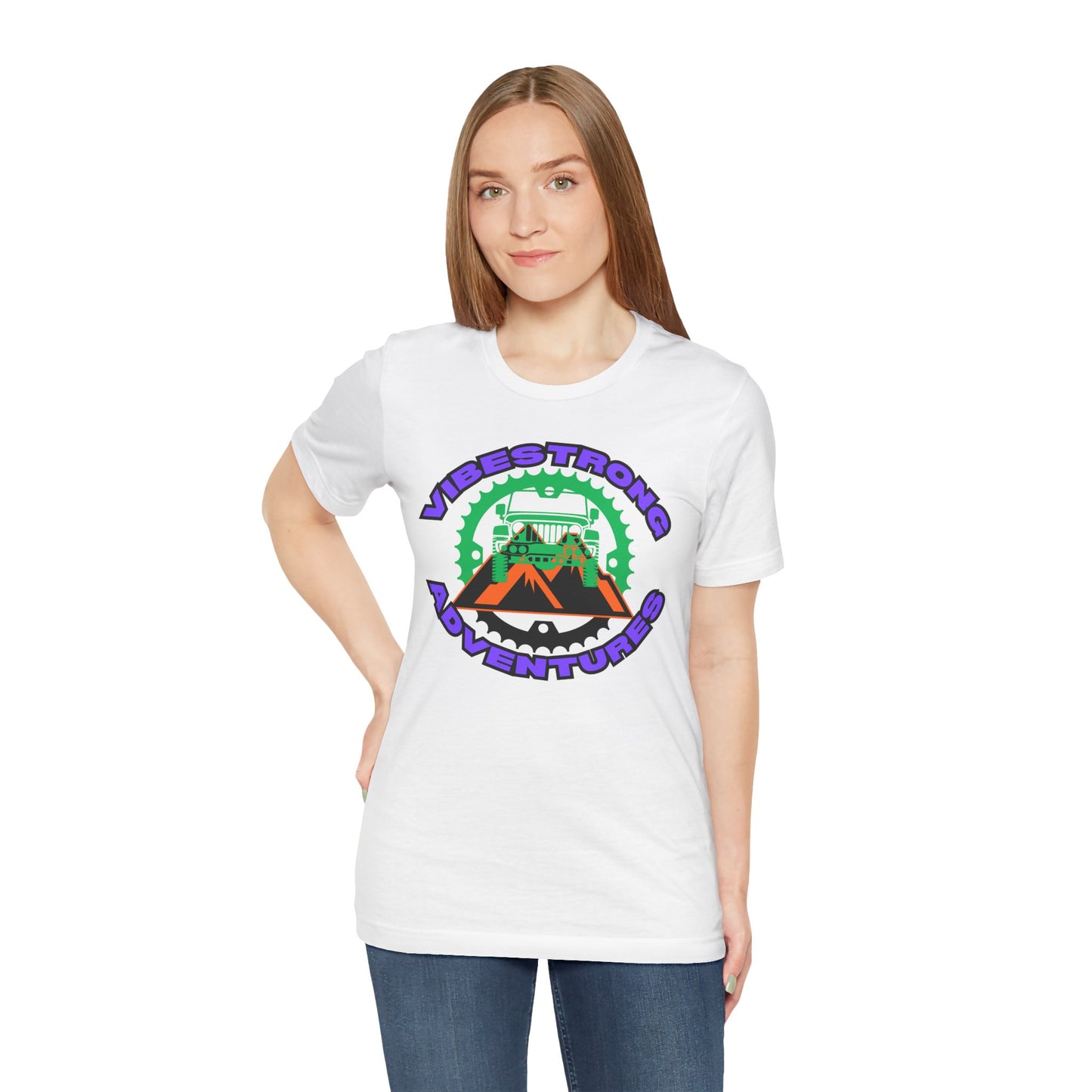 Vibrant Adventure Tee - Unisex Jersey Short Sleeve, Fun Outdoor Shirt, Travel Gift, Casual Wear, Summer Style, Adventure Lovers