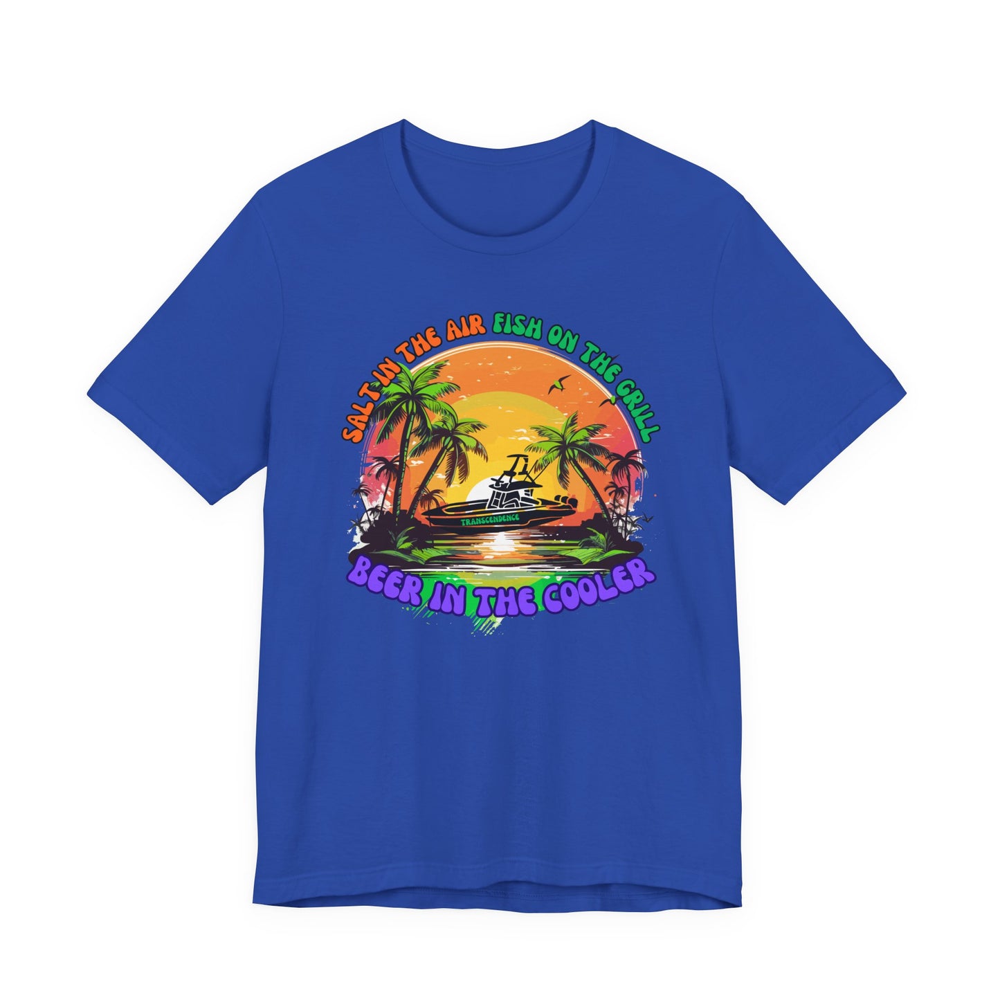 T-Shirt - Chill Vibes Retro Unisex Tee, Perfect for Beach Lovers, Great for Vacation, Summer Parties, Barbecues, Casual Wear